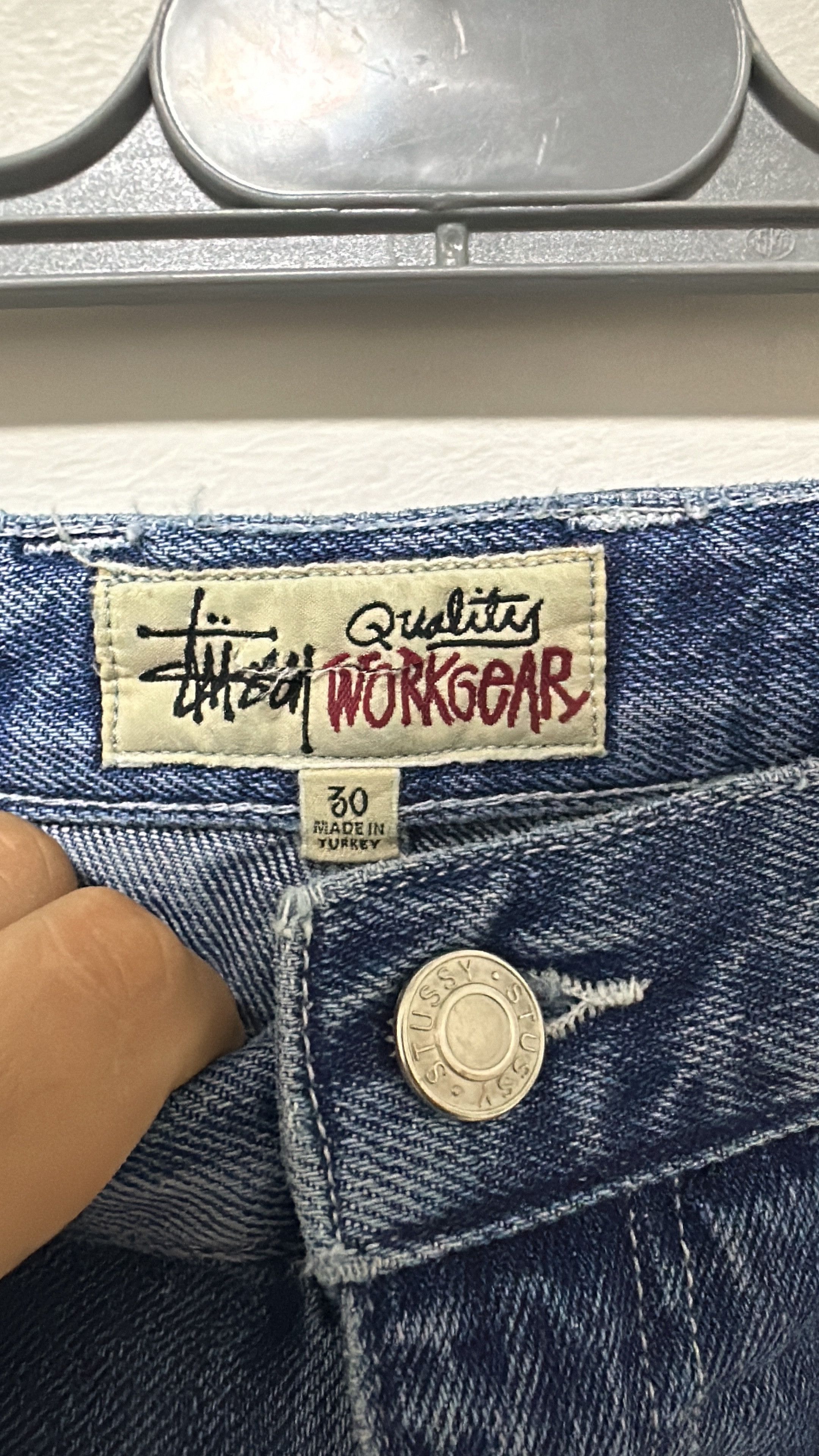 Stussy Stussy Double Knee Work Pant Blue Size 30 Size US 30 / EU 46 - 5 Thumbnail