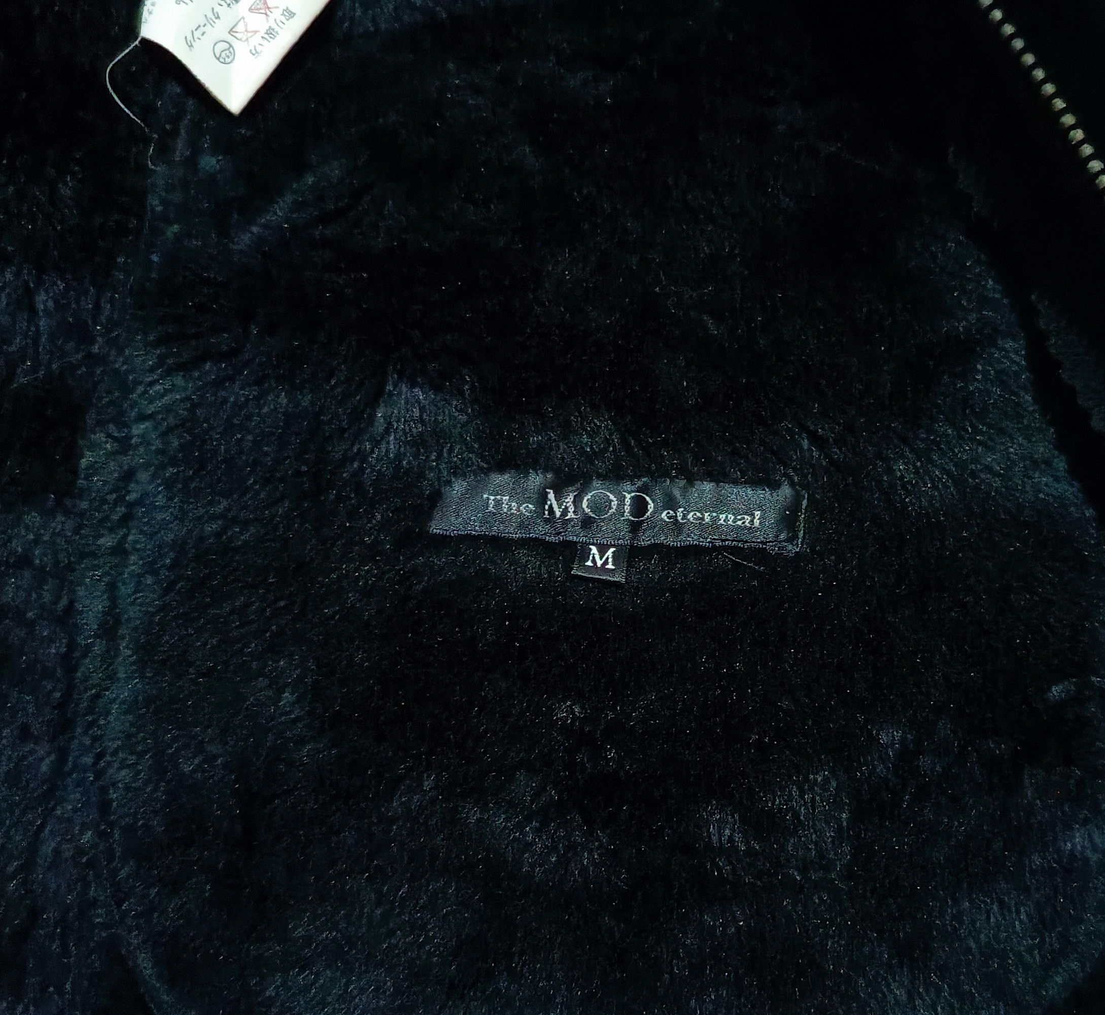 14th Addiction Mod Blistered Suede White Fur Jacket Size US L / EU 52-54 / 3 - 8 Thumbnail