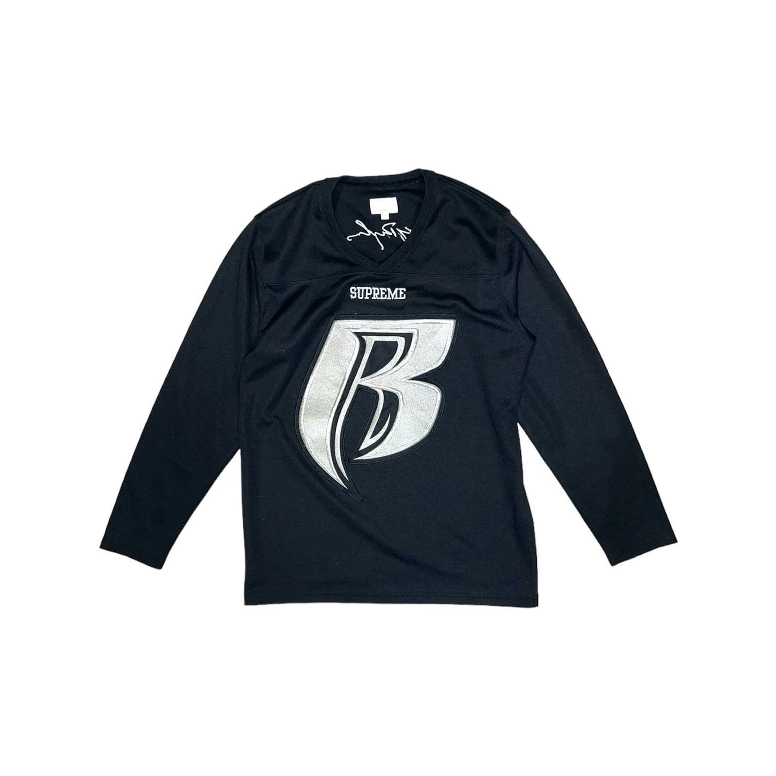 Image of Ruff Ryders Hockey Jersey in Black, Men's (Size Small)