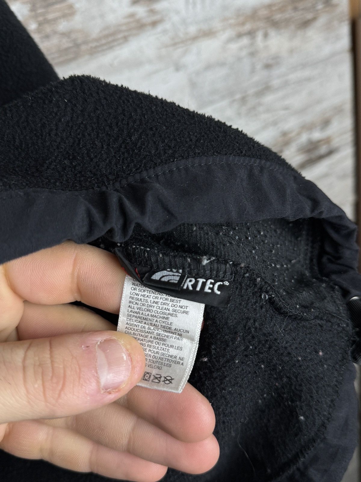Womens The North Face fleece zip jacket track nylon outdoor