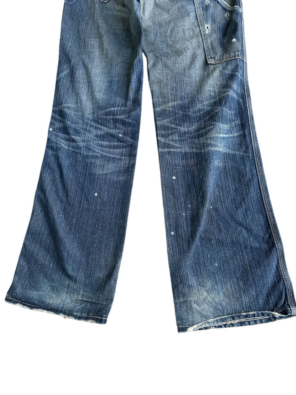 Edwin Vintage Edwin 503 Blue Trip Distress 🎌💥 Size US 34 / EU 50 - 11 Thumbnail