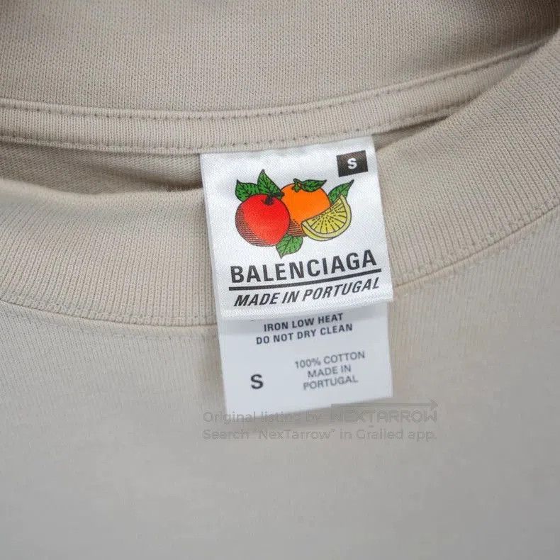 Balenciaga Balenciaga XXXL Embroidered Beige T. Size US XXL / EU 58 / 5 - 3 Thumbnail