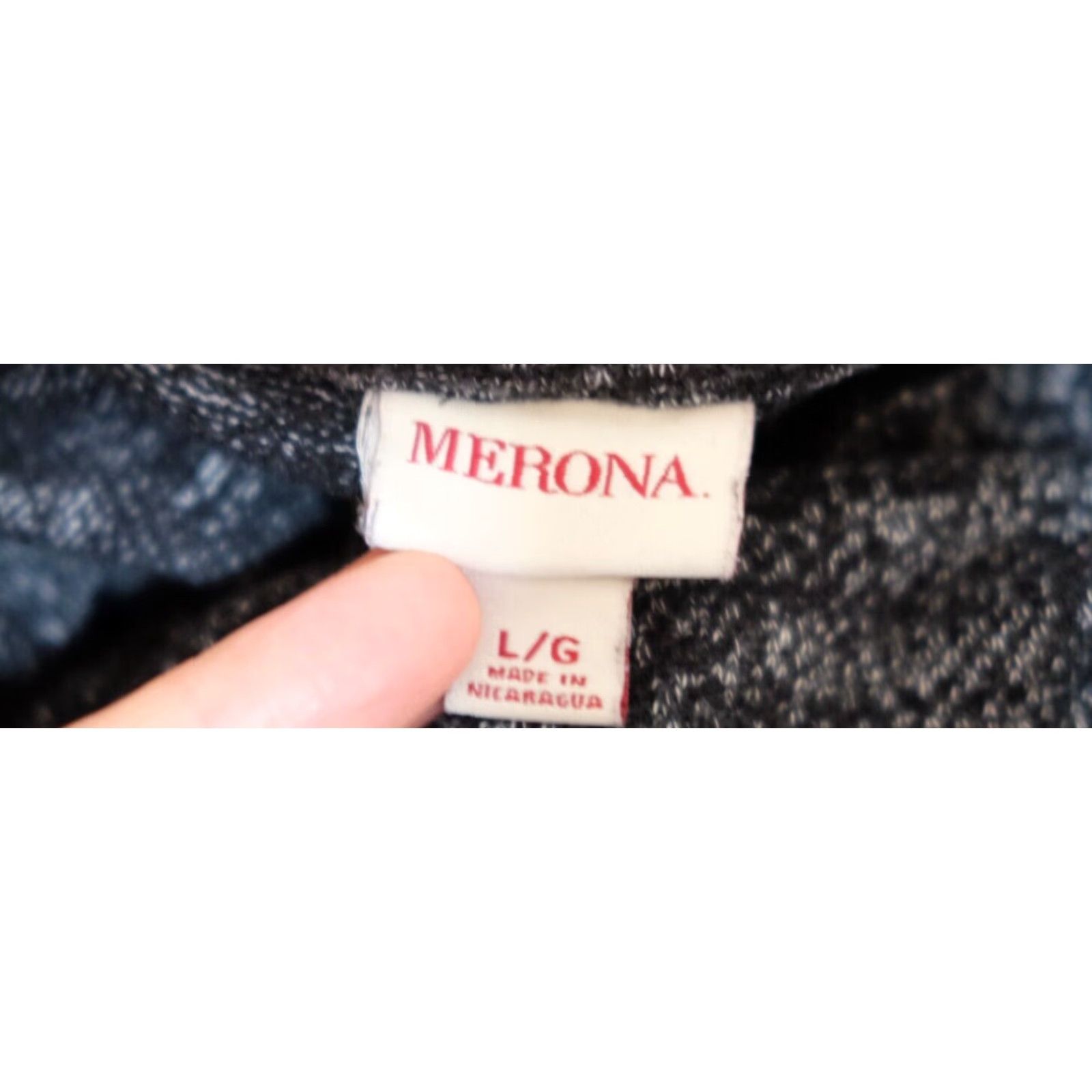 Merona Merona Sweatshirt Heather Black/Gray Cowl Neck Pullover Women's L #p95-436 Size L / US 10 / IT 46 - 7 Thumbnail