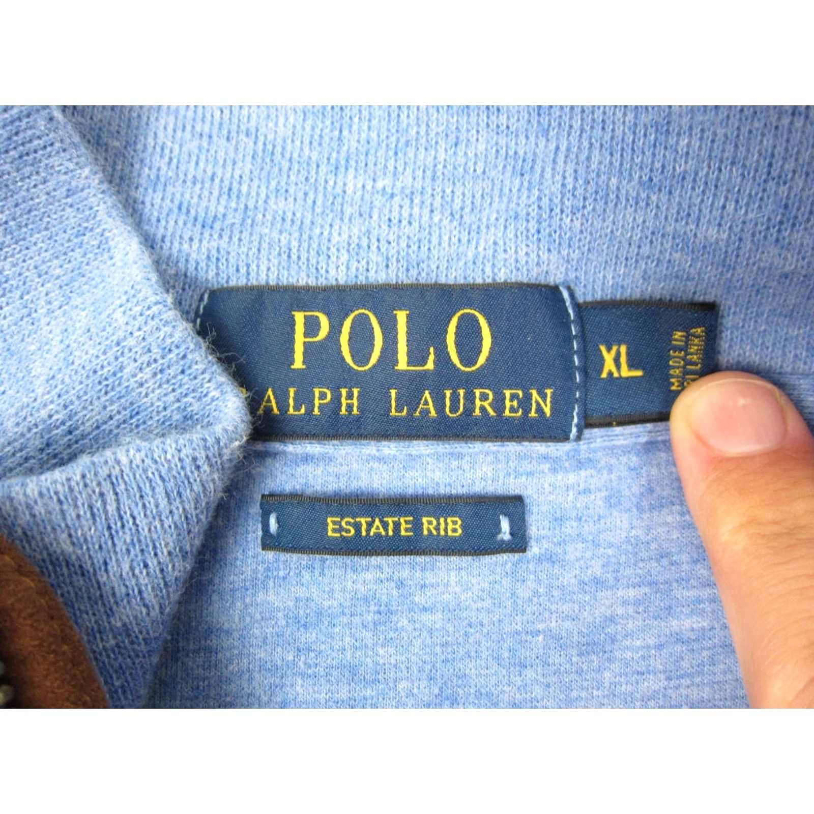 Polo Ralph Lauren Polo Ralph Lauren Sweatshirt Mens XL Blue Flesh Pony Estate Rib Soft 90s Size US XL / EU 56 / 4 - 5 Thumbnail