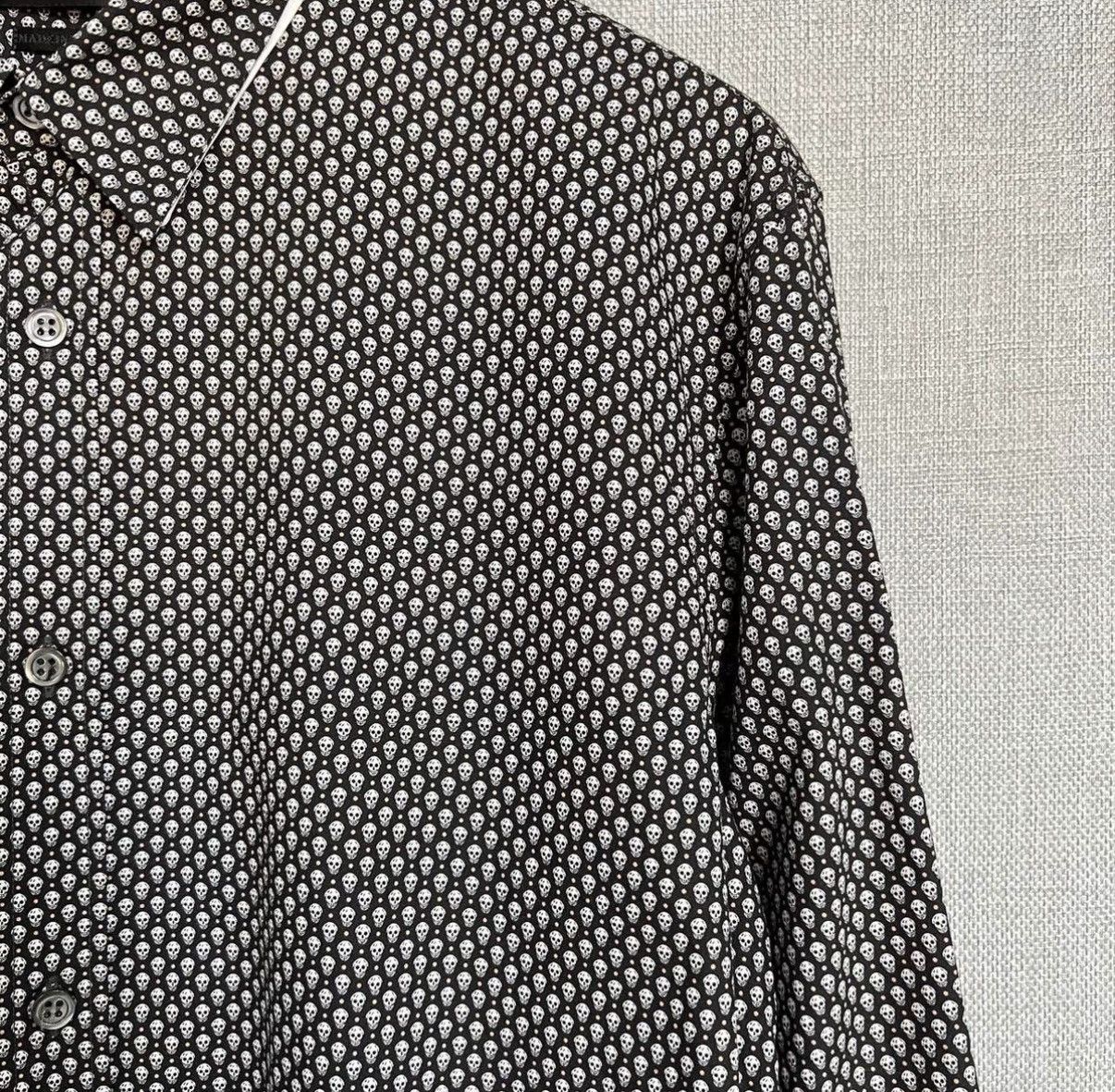 Alexander McQueen Alexander McQueen Black Skull All-Over Print Shirt Size US M / EU 48-50 / 2 - 3 Thumbnail