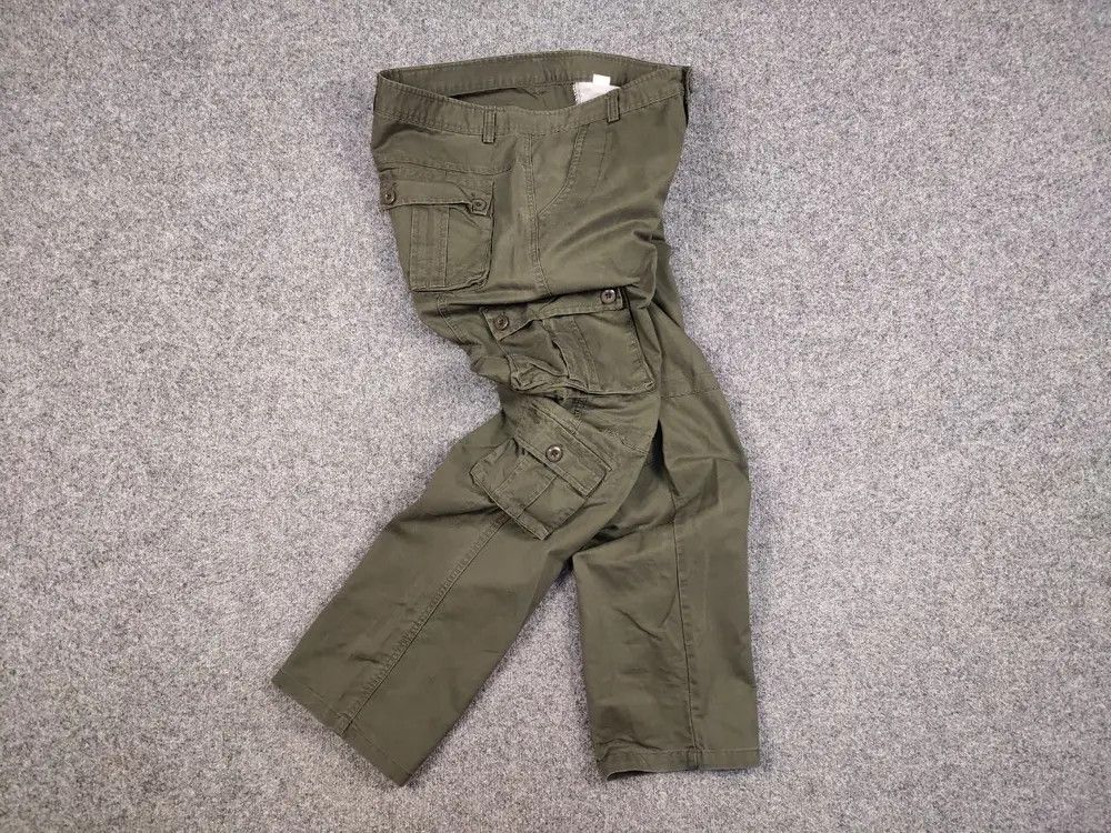 Japanese Brand Vintage Japanese Multi Pocket Cargo Pants Y2K Travis Style Size US 36 / EU 52 - 8 Thumbnail