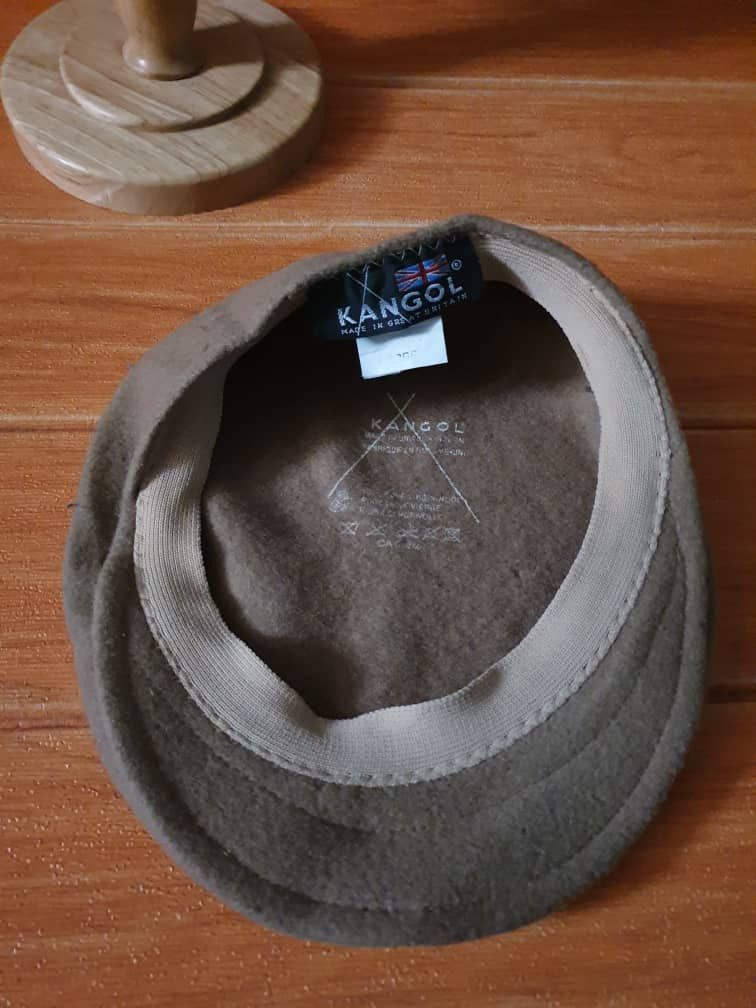 Kangol Kangol brown colour casual streetwear wear baretta hat Size ONE SIZE - 4 Thumbnail