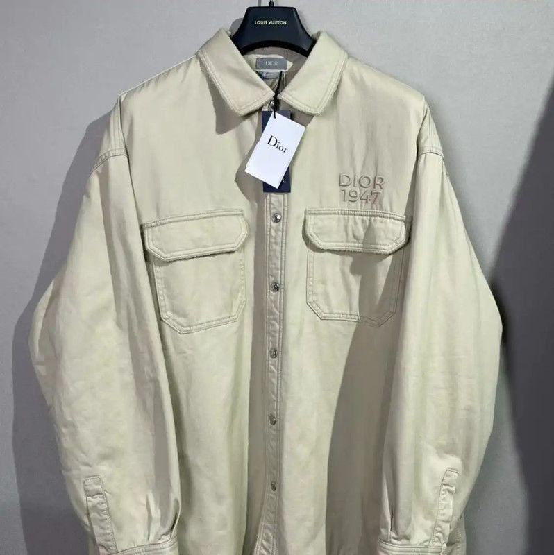 Dior Dior Light Khaki Cotton Men's Jacket 0089 Size US M / EU 48-50 / 2 - 1 Thumbnail
