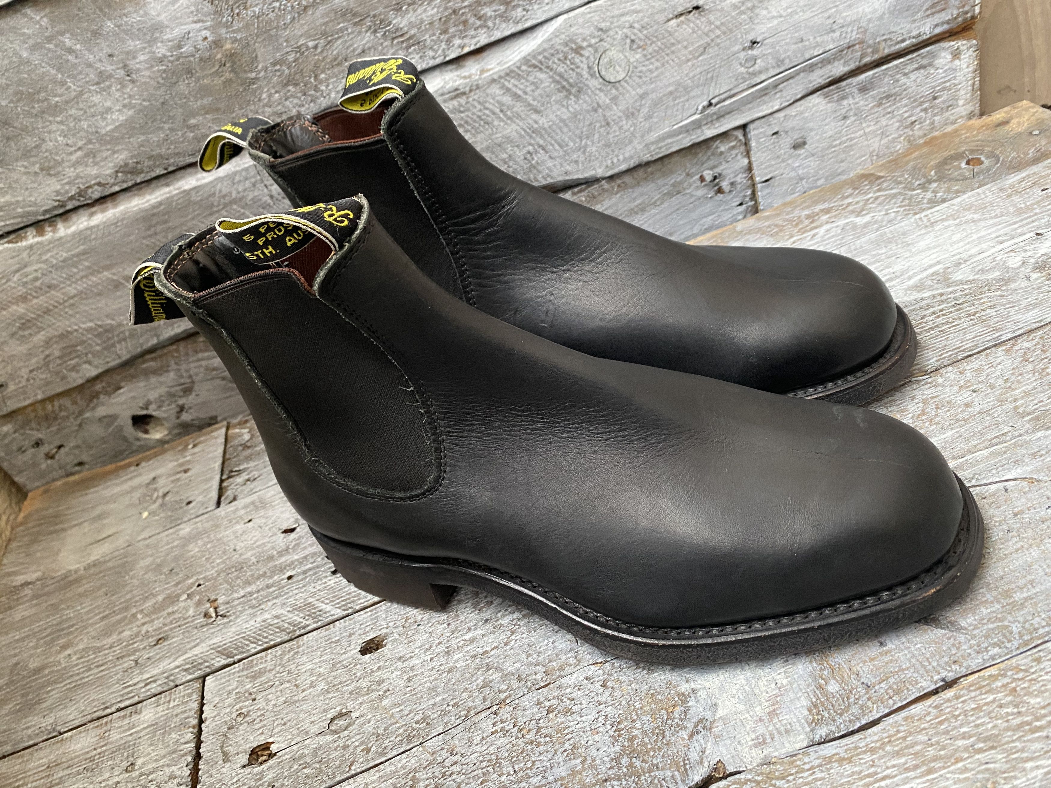 R.M. Williams R.m williams chelsea black leather boots uk 6.5H Size US 6.5 / EU 39-40 - 10 Thumbnail