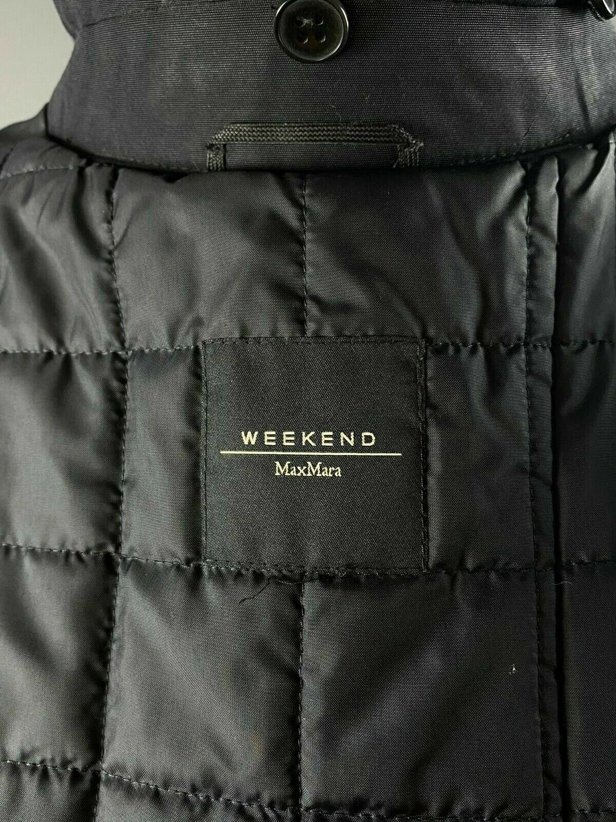 Designer Weekend Max Mara Black Full Zip Nylon Coat Jacket Size 38 Size M / US 6-8 / IT 42-44 - 11 Thumbnail