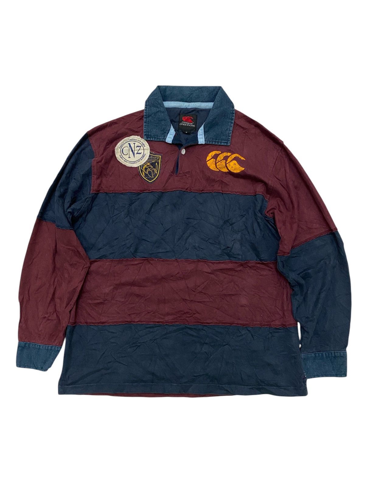 Canterbury of New Zealand Vintage Canterbury Of New Zealand Rugby Shirt Size US M / EU 48-50 / 2 - 1 Thumbnail