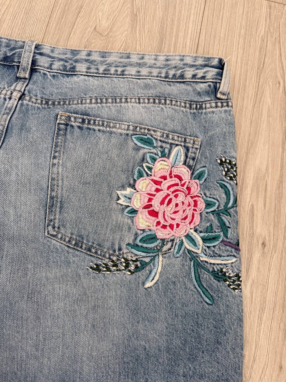 Japanese Brand denim embroidered print Size US 30 / EU 46 - 5 Thumbnail