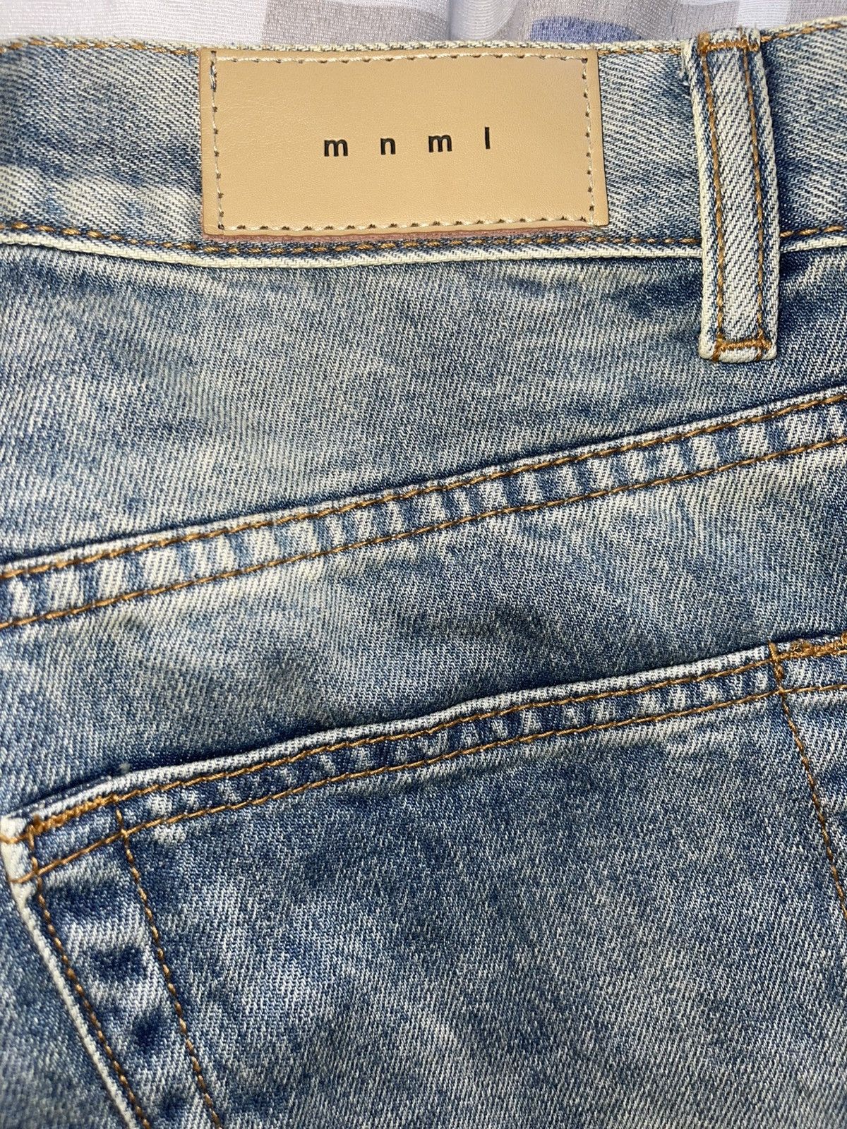 MNML Mnml Light Wash Jeans Size US 30 / EU 46 - 4 Thumbnail