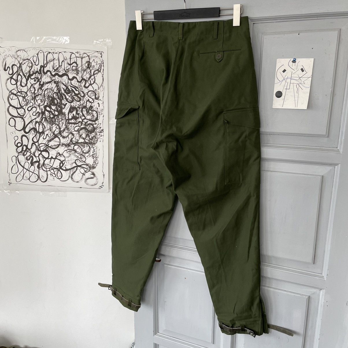Vintage Vintage 1975 Swedish M-59 Cargo Pants size 50 Size US 35 - 7 Thumbnail