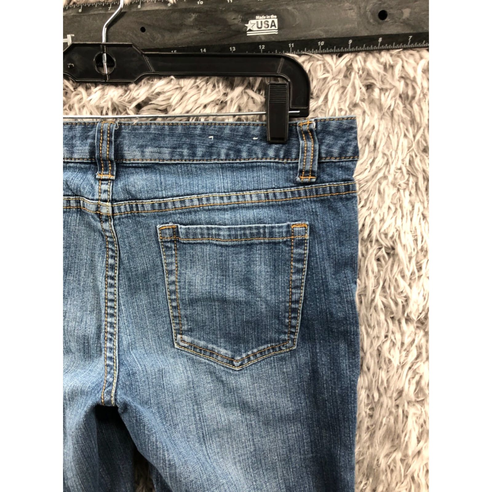 Mossimo Mossimo Jeans Capri Size 11 Juniors Mid Rise Dark Wash Blue Denim Size 32" / US 10 / IT 46 - 6 Thumbnail