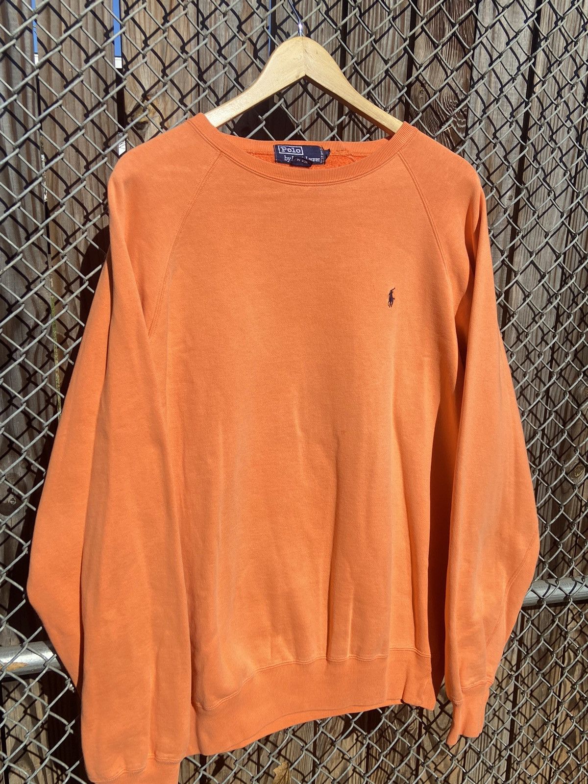 Polo Ralph Lauren × Vintage Vintage 90’s Polo Ralph Lauren Faded Essential Crewneck Size US M / EU 48-50 / 2 - 1 Thumbnail