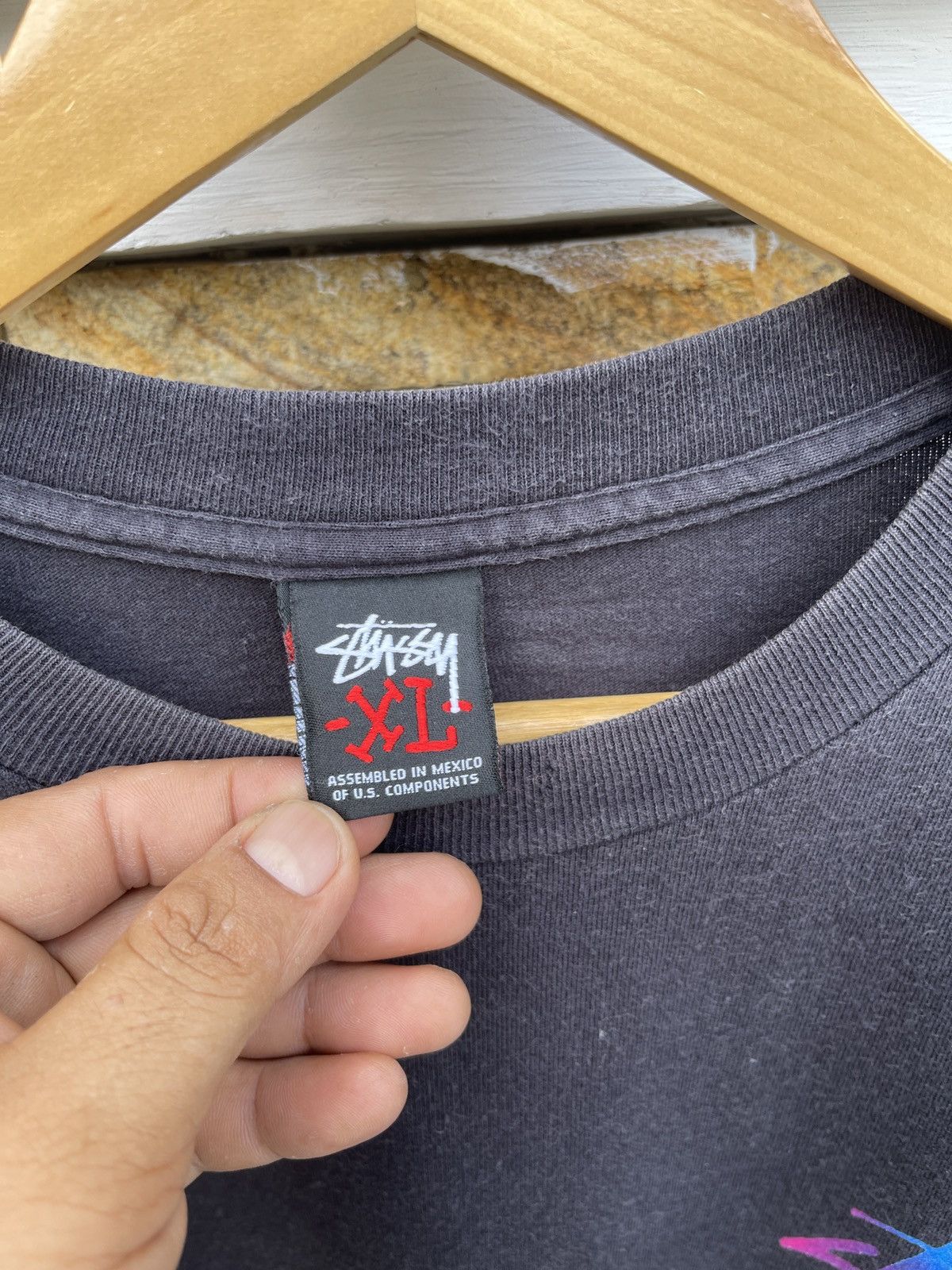 Stussy Rarest🔥Vintage Stussy Dice New York T-Shirt Size US XL / EU 56 / 4 - 4 Thumbnail