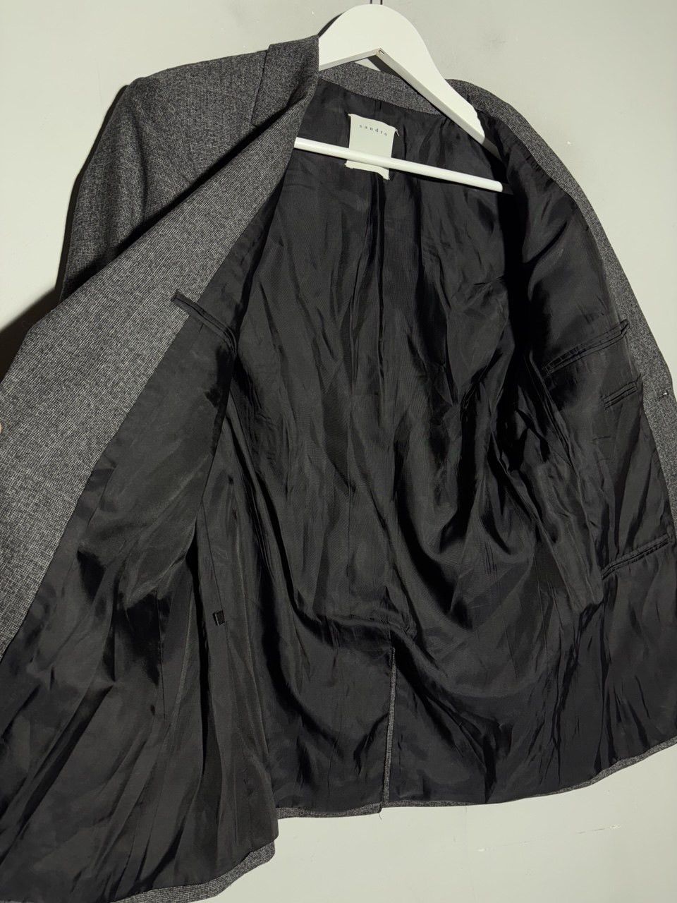 Sandro Sandro Paris Tailored Wool Blazer Jacket Size XL / US 12-14 / IT 48-50 - 12 Thumbnail