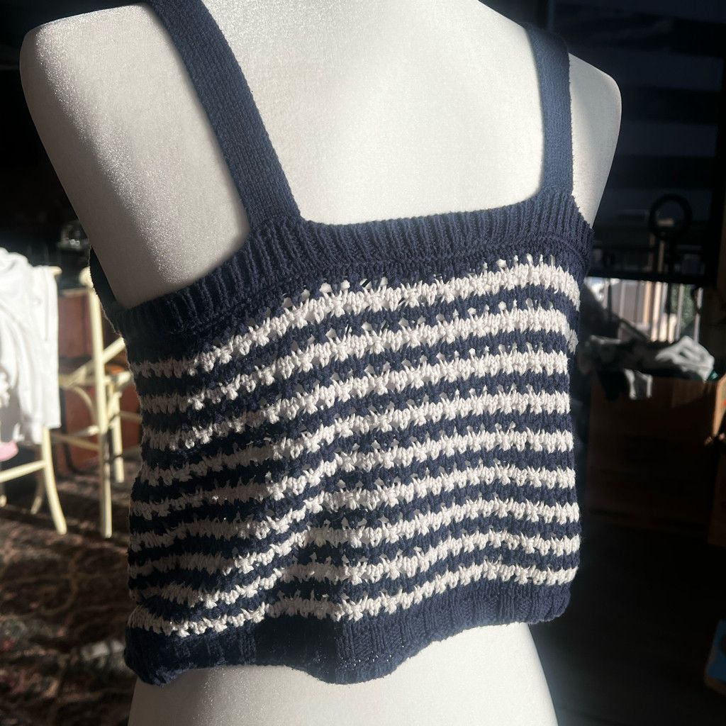 Other Navy and white striped knit Size M / US 6-8 / IT 42-44 - 4 Thumbnail