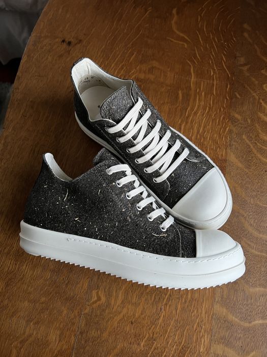 Rick Owens Drkshdw Rick Owens DRKSHDW Seaweed Low Top Ramones (42