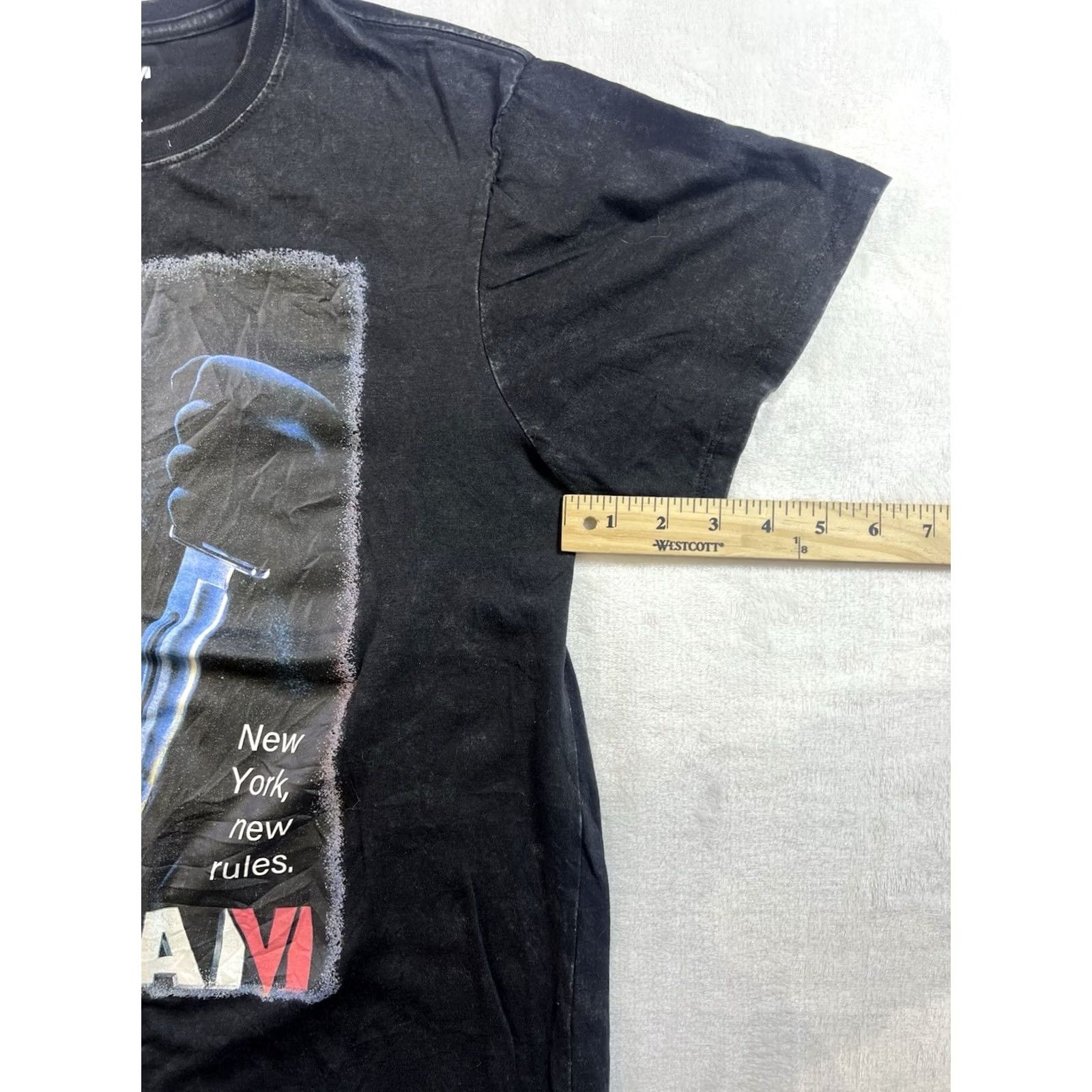 Vintage Scream Shirt Men's Black Ghostface Horror Movie T-Shirt L Size US L / EU 52-54 / 3 - 4 Thumbnail