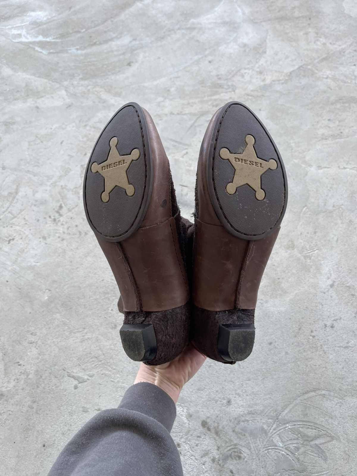 Diesel × Vintage Vintage 90s Rare Diesel Sharp Shooter Cowboy Western Boots Size US 8.5 / IT 38.5 - 5 Thumbnail