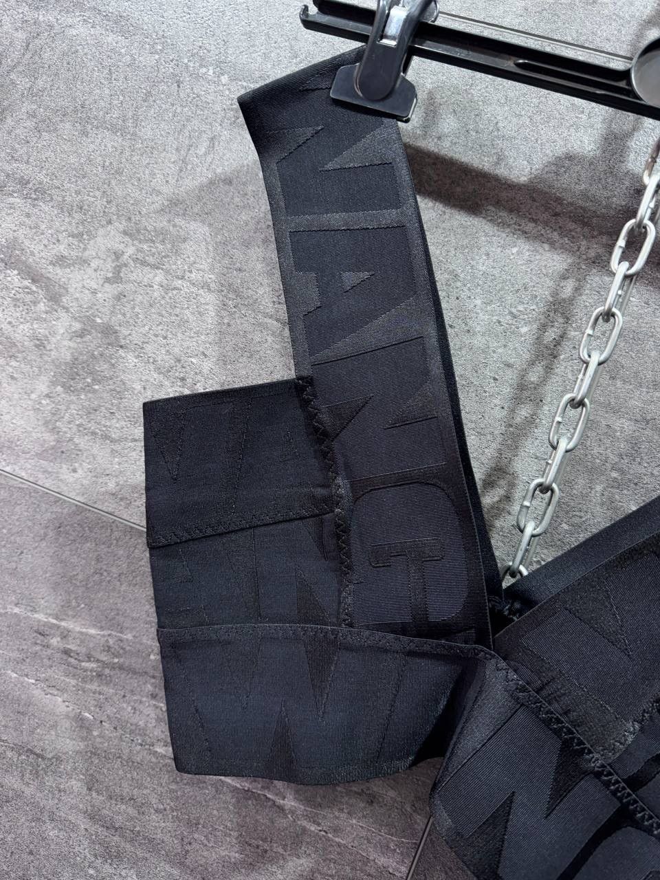 Alexander Wang Alexander Wang Black logo bandage crop top Size S / US 4 / IT 40 - 2 Thumbnail