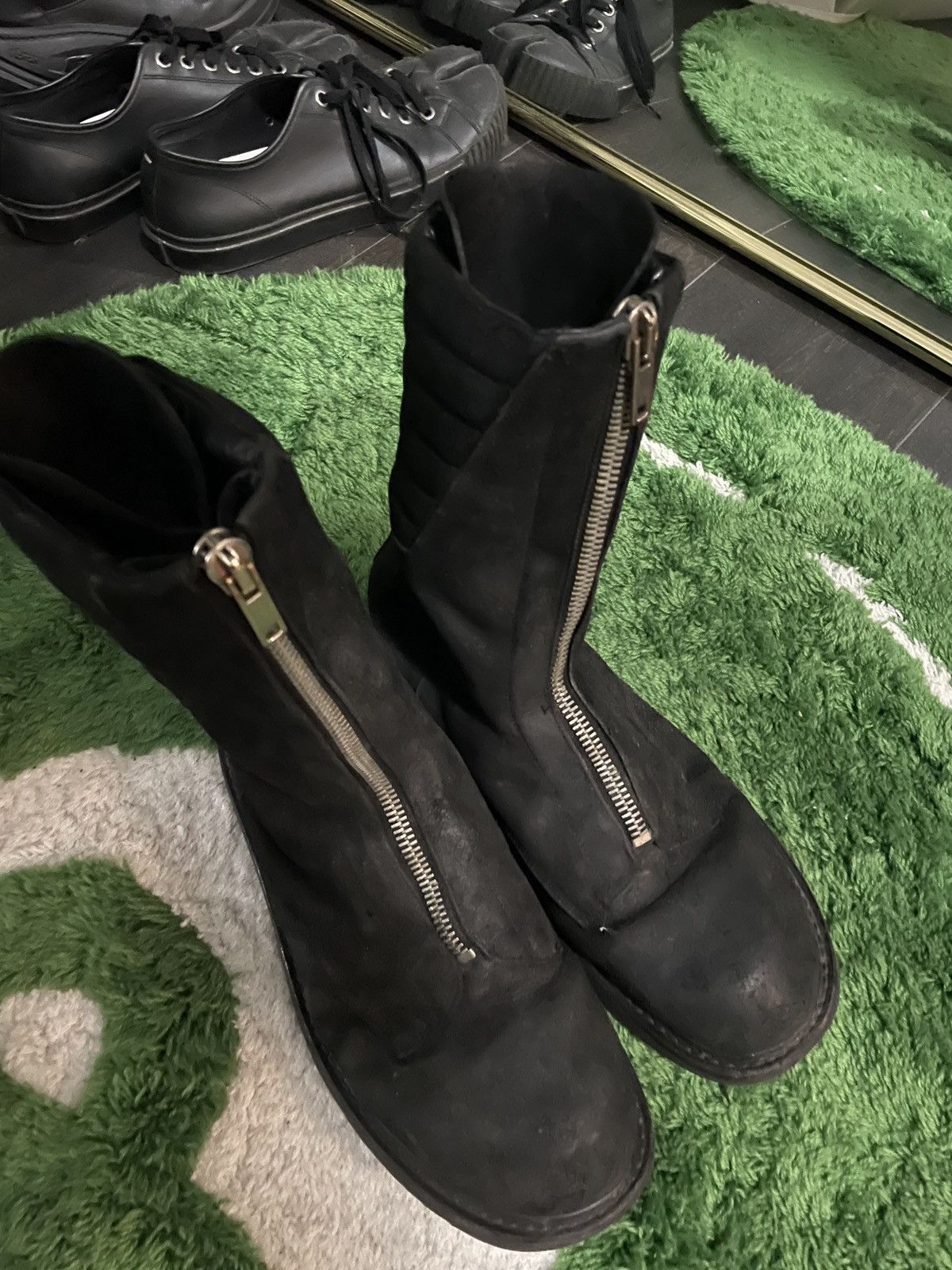 Rick Owens FW11 Limo Mohawk Creeper Boots Size US 10 / EU 43 - 3 Thumbnail