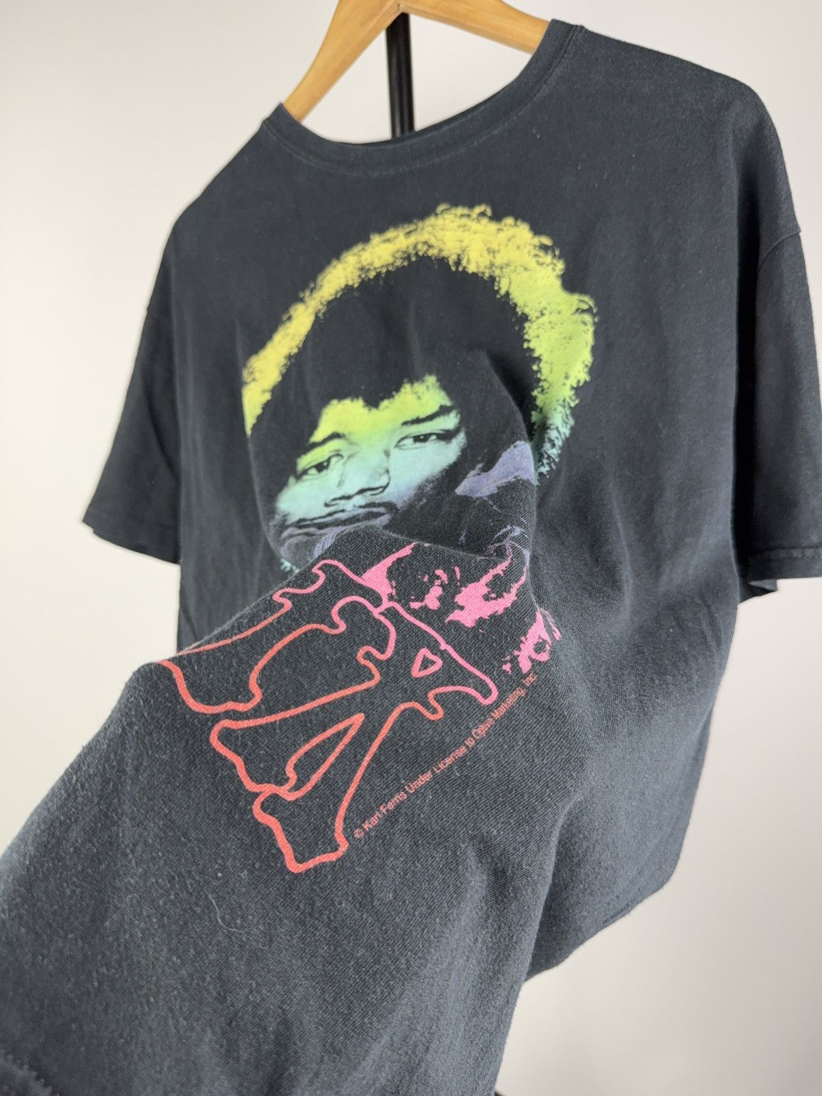 Jimi Hendrix Vintage 00s Legend Jimi Hendrix Retro logo T Shirt Y2K Size US L / EU 52-54 / 3 - 4 Thumbnail