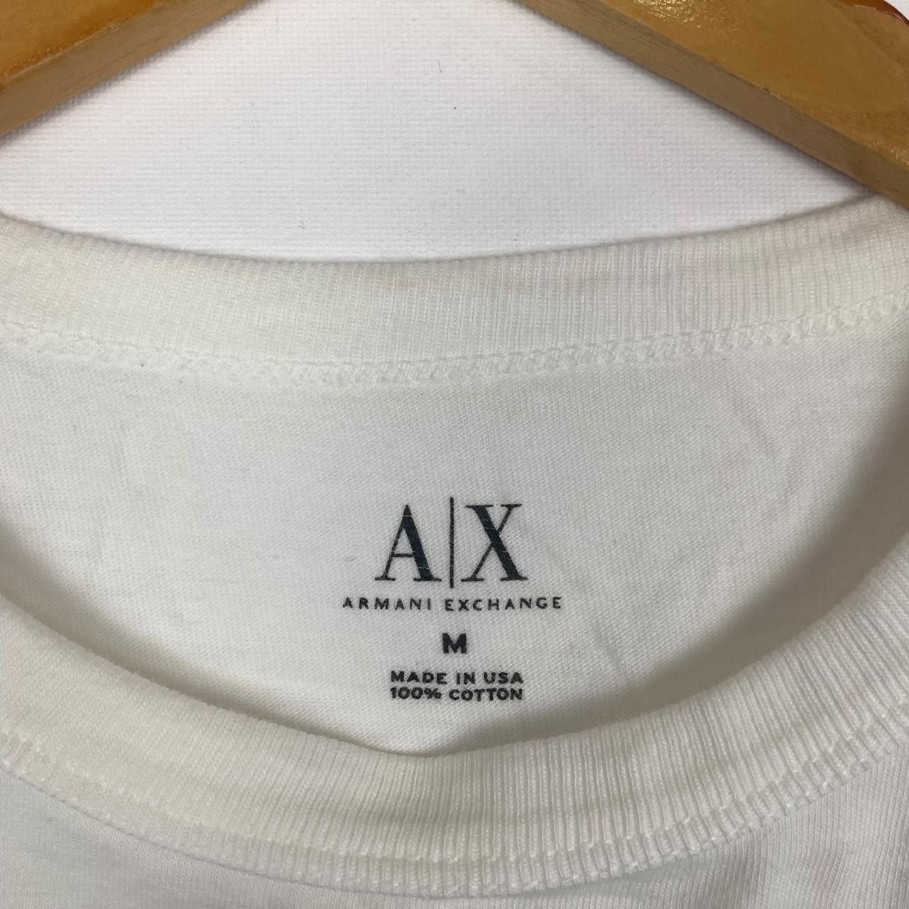 Armani Exchange ARMANI EXCHANGE EMPORIO Giorgio Swarovski Logo Tee Shirt Size M / US 6-8 / IT 42-44 - 3 Thumbnail