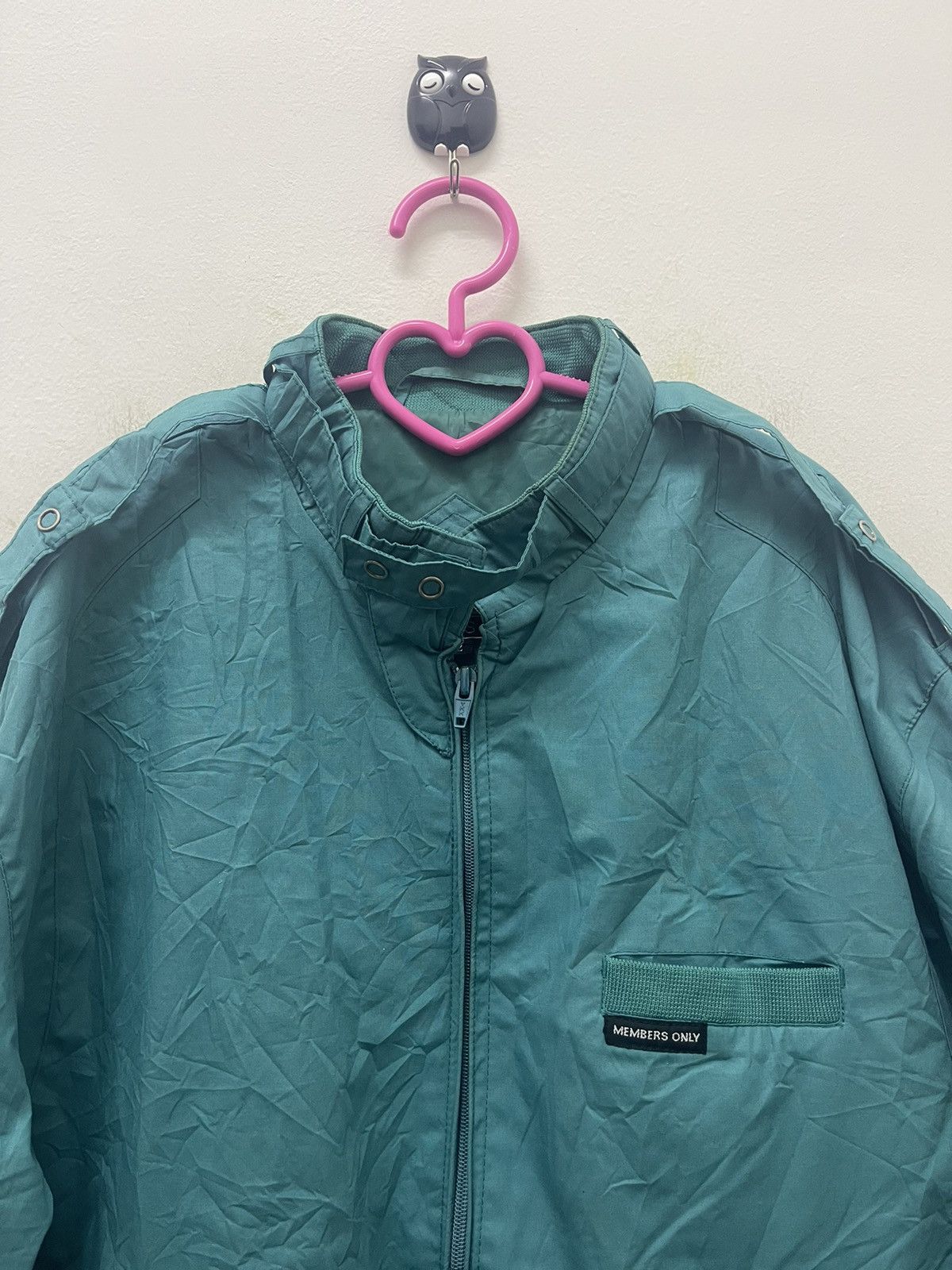 Members Only Rare 90s Vintage MEMBERS ONLY Iconic Racer Bomber Jacket Size US L / EU 52-54 / 3 - 2 Thumbnail