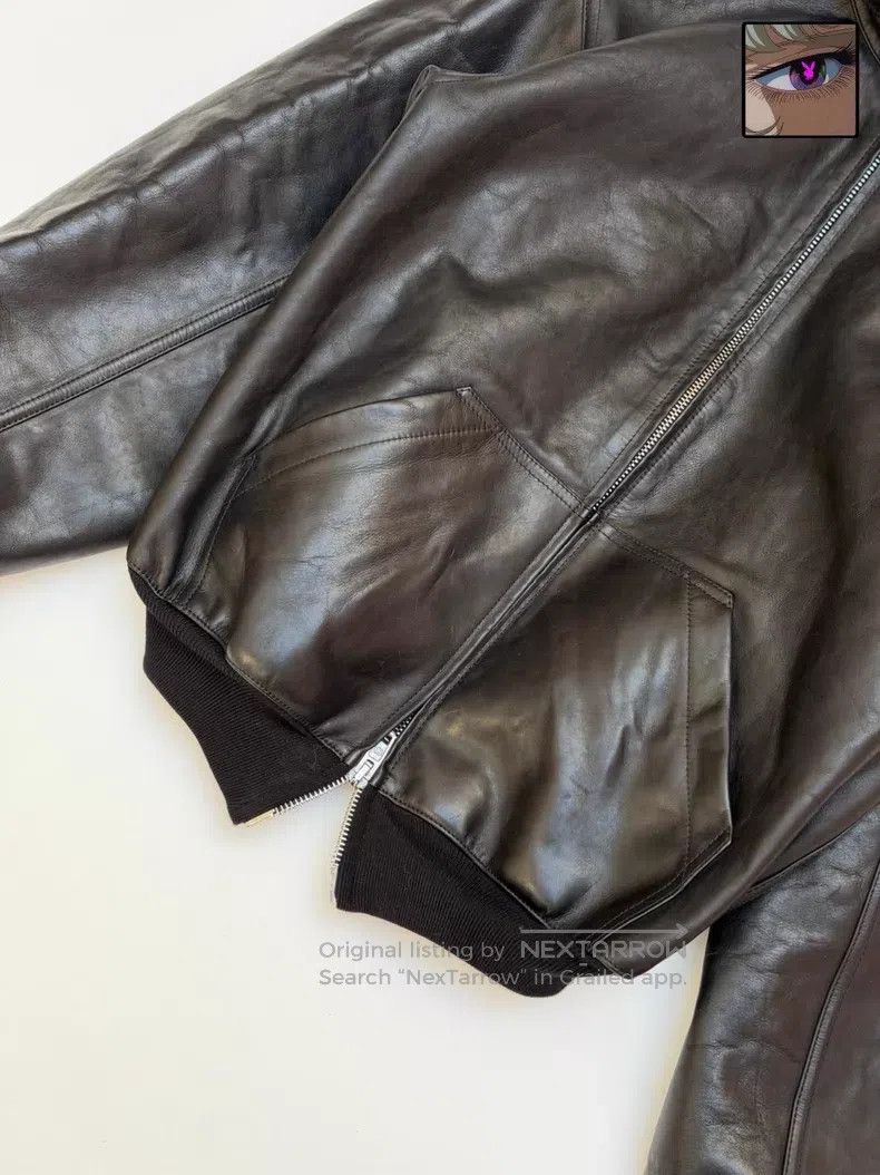 Balenciaga Balenciaga Solid color hooded zippered long sleeve leather Size US XS / EU 42 / 0 - 3 Thumbnail