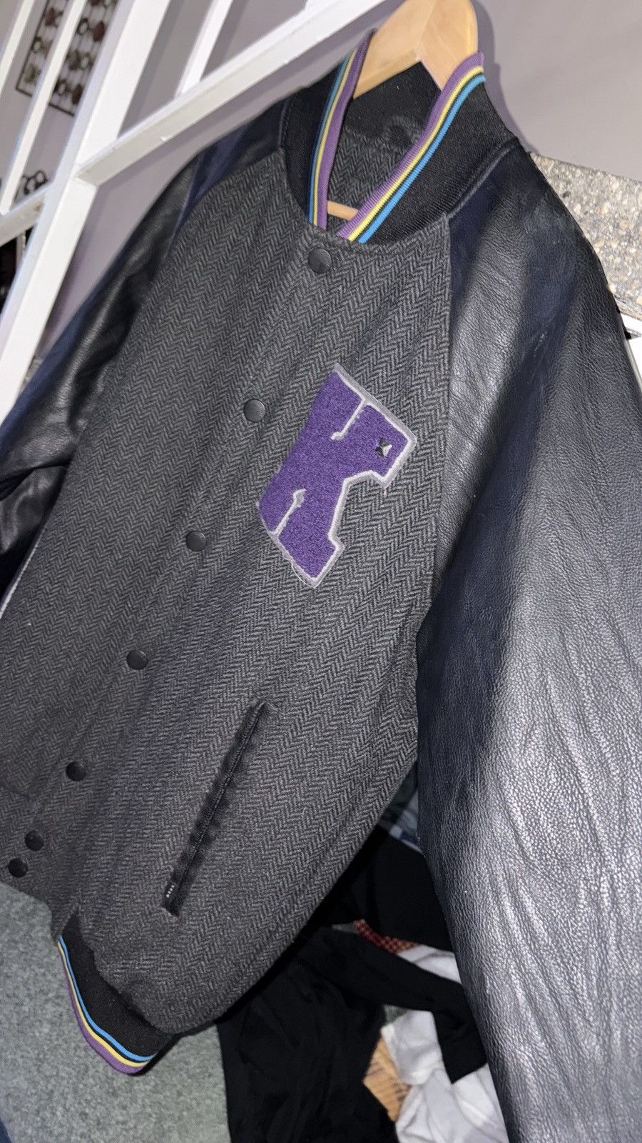 KREW KREW Vintage Letterman jacket (leather sleeves) MENS S Size US S / EU 44-46 / 1 - 2 Thumbnail