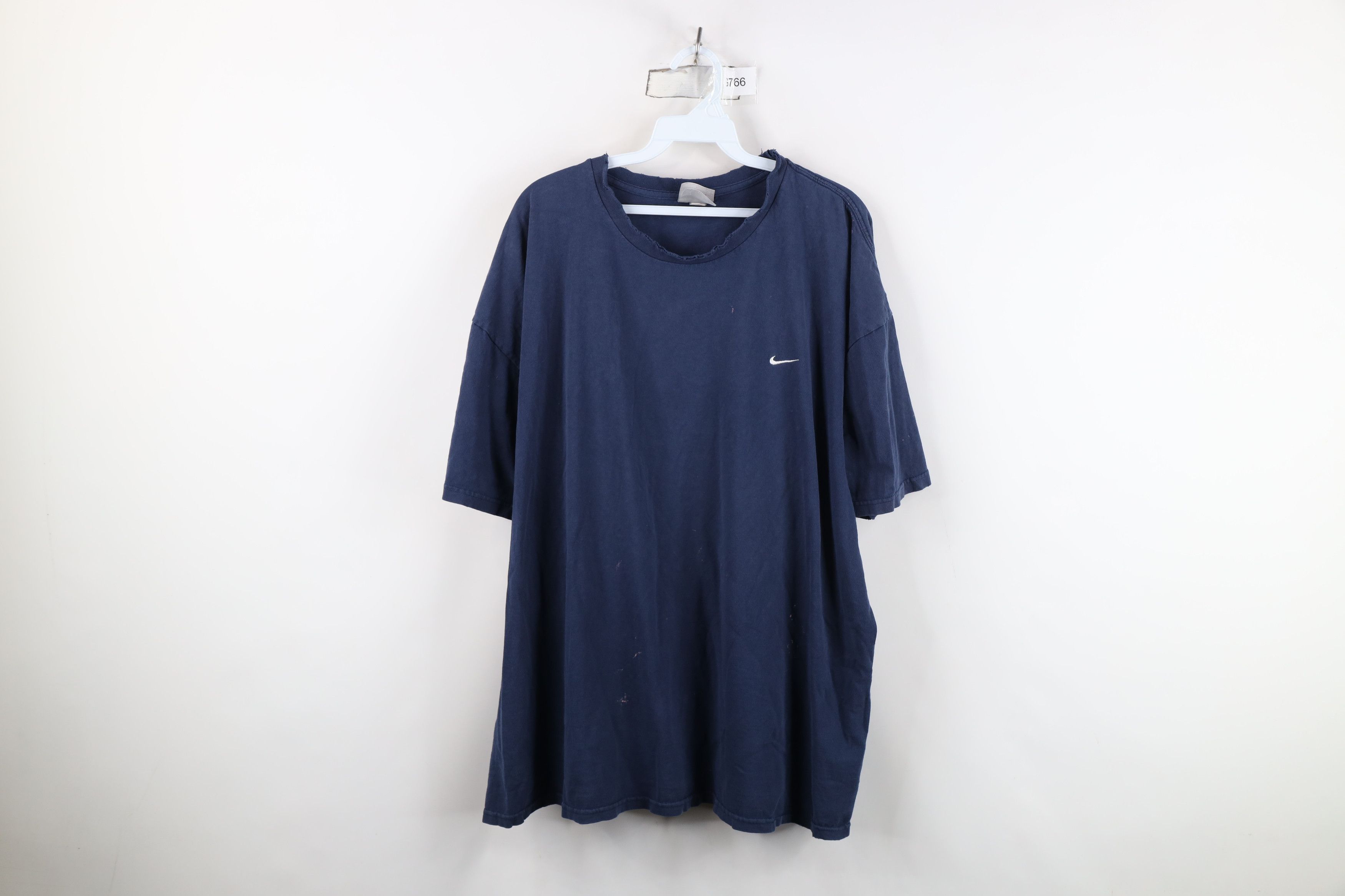 Nike Vintage 90s Y2K Nike Scott Mini Swoosh Short Sleeve T-Shirt Size US XXL / EU 58 / 5 - 1 Thumbnail