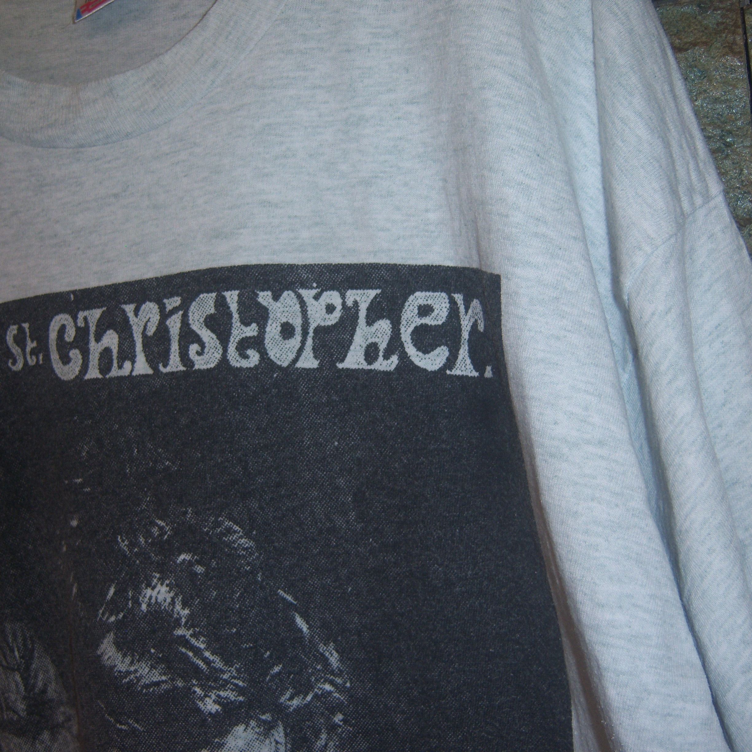 Band Tees × Vintage 90s St Christopher You Deserve More Than A Maybe Size US XL / EU 56 / 4 - 9 Thumbnail