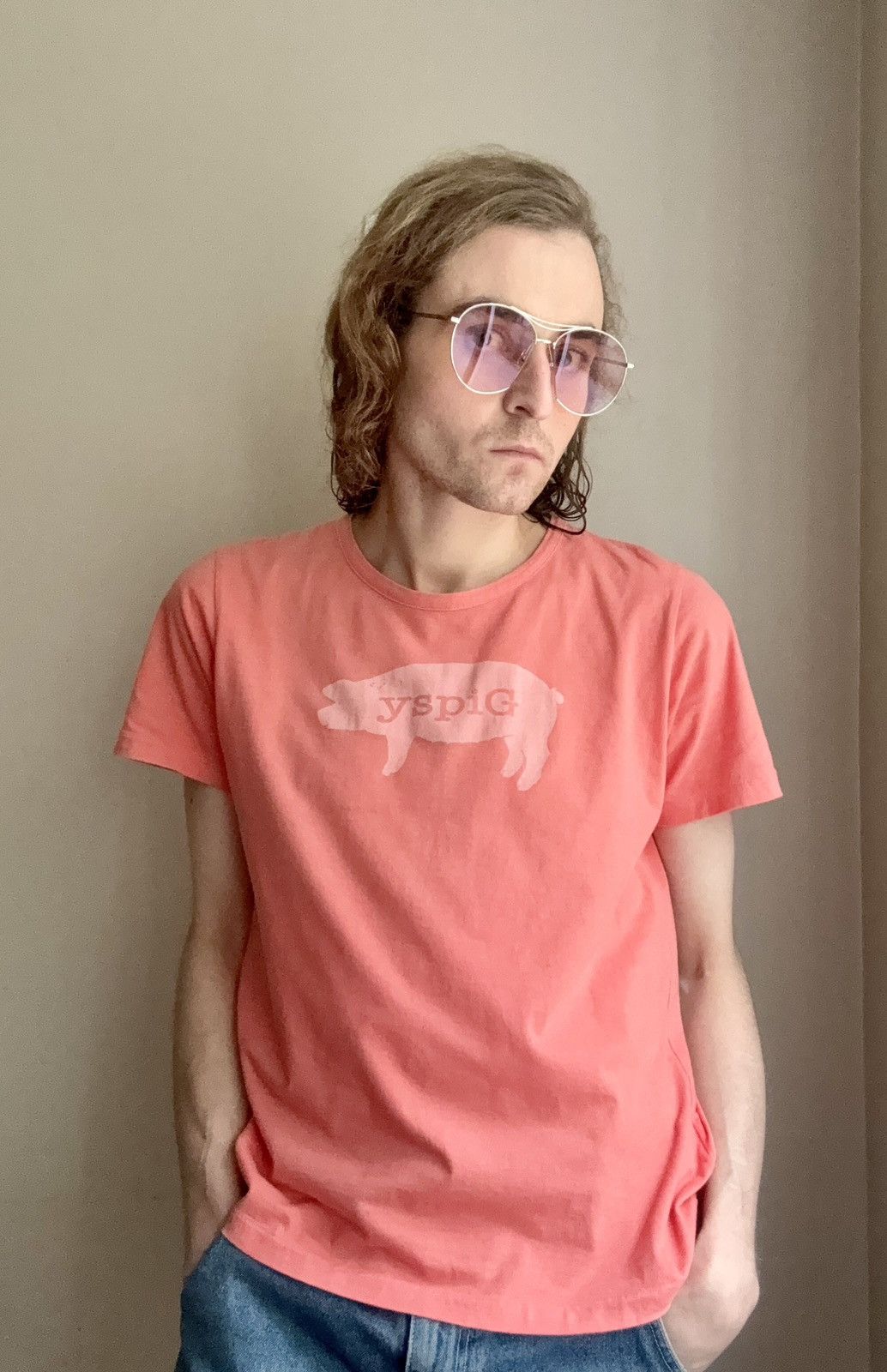 Yohji Yamamoto Yohji Yamamoto Y’s GIPSY Pig Logo Tee Size US M / EU 48-50 / 2 - 9 Thumbnail