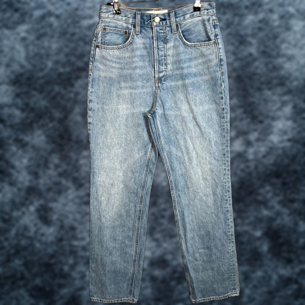 Vintage VINTAGE Denim Forum The Joni High Rise Loose Jeans Adult Womens 24 Blue Cotton Denim 90s Womens Jeans Size 42" / US 20 - 1 Thumbnail
