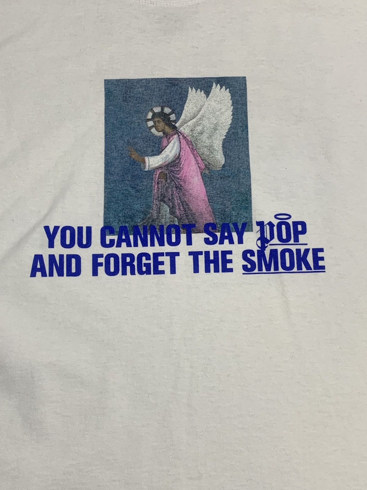 Rap Tees Palm Angels x Pop Smoke Limited Shirt Size Medium Size US M / EU 48-50 / 2 - 2 Thumbnail