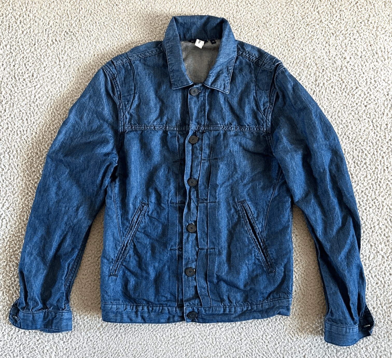 Antony Morato Antony Morato Denim Jacket Button Front Dark Was Size US S / EU 44-46 / 1 - 1 Thumbnail