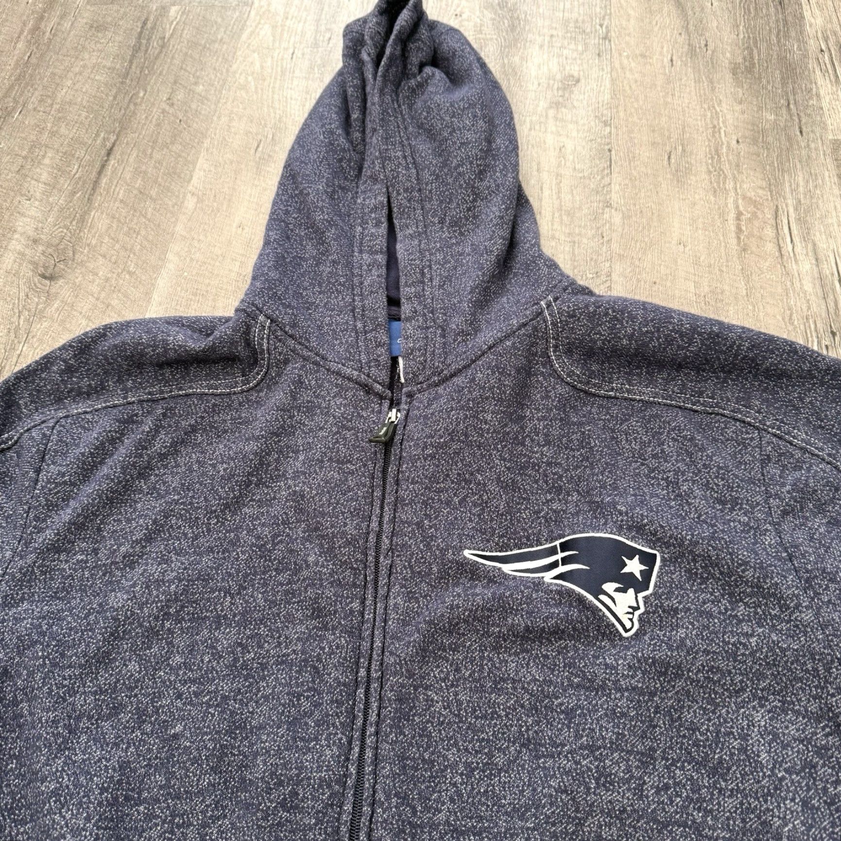 Reebok Reebok OnField Patriots Hoodie Men XL Navy Full Zip NFL Licensed Logo Shirt Size US XL / EU 56 / 4 - 3 Thumbnail