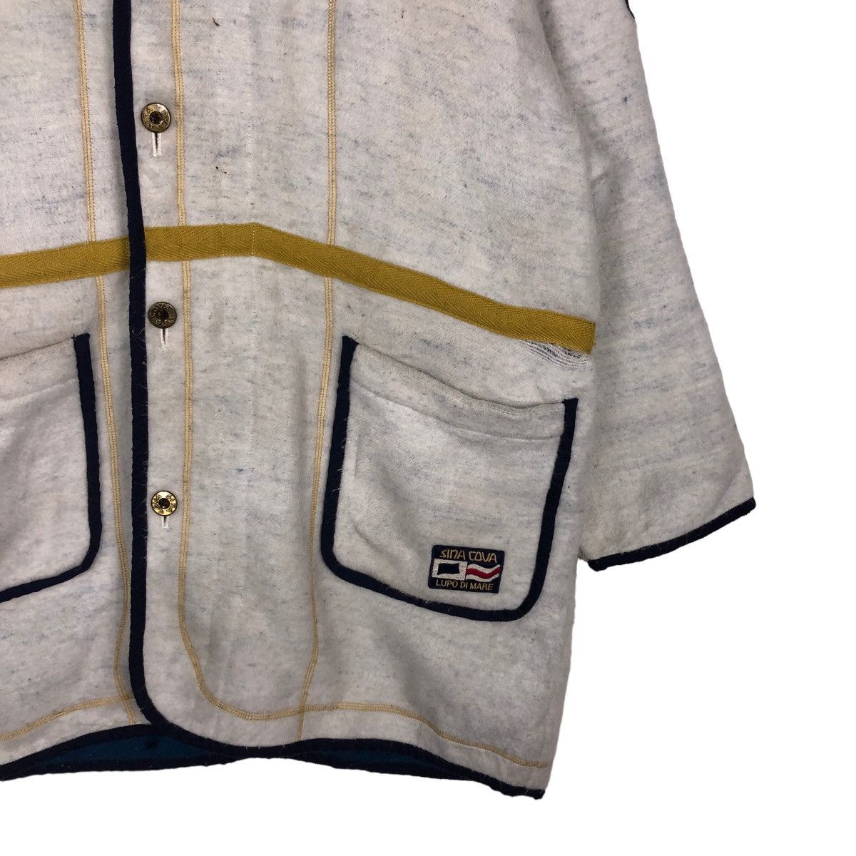 45rpm 🔥Vintage Wool Jacket Lupo Di Mare Sina Cova Button Size US L / EU 52-54 / 3 - 5 Thumbnail