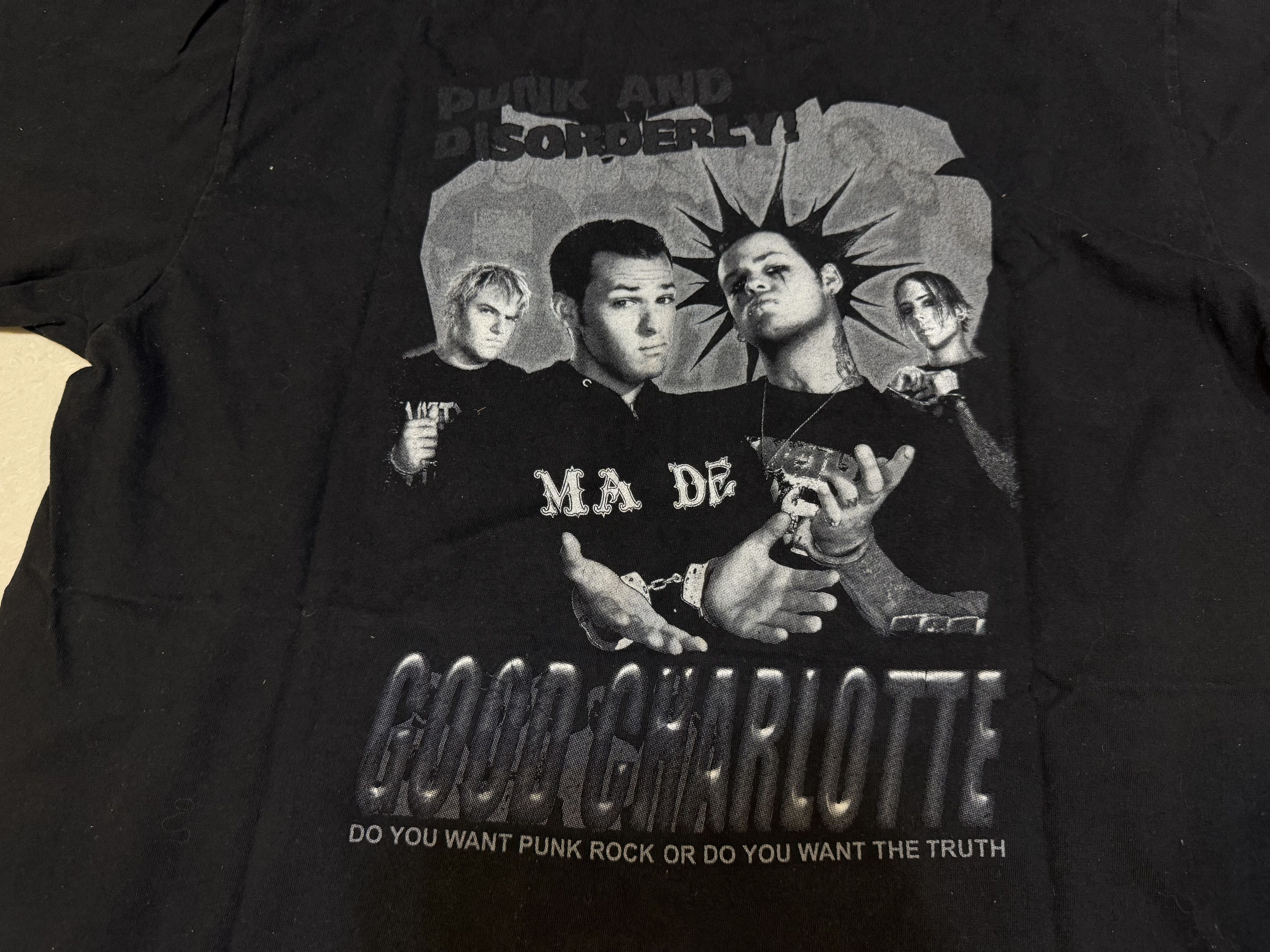Band Tees Vintage 00s Good Charlotte Bootleg T Shirt Size US XL / EU 56 / 4 - 4 Thumbnail