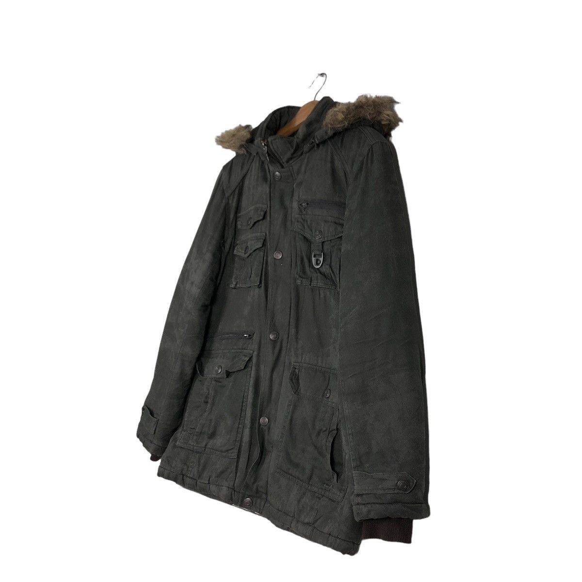 Hysteric Glamour Vintage Parka Jacket In The Attic Mink Fur Hoodie PunkStyle Size US L / EU 52-54 / 3 - 2 Thumbnail