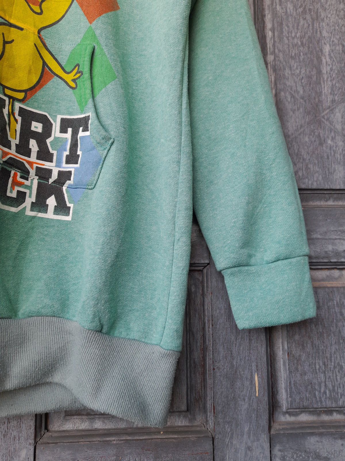 Japanese Brand Vintage Looney Tunes Tweety Hoodie “Smart Chick” Green Pink Size US M / EU 48-50 / 2 - 6 Thumbnail