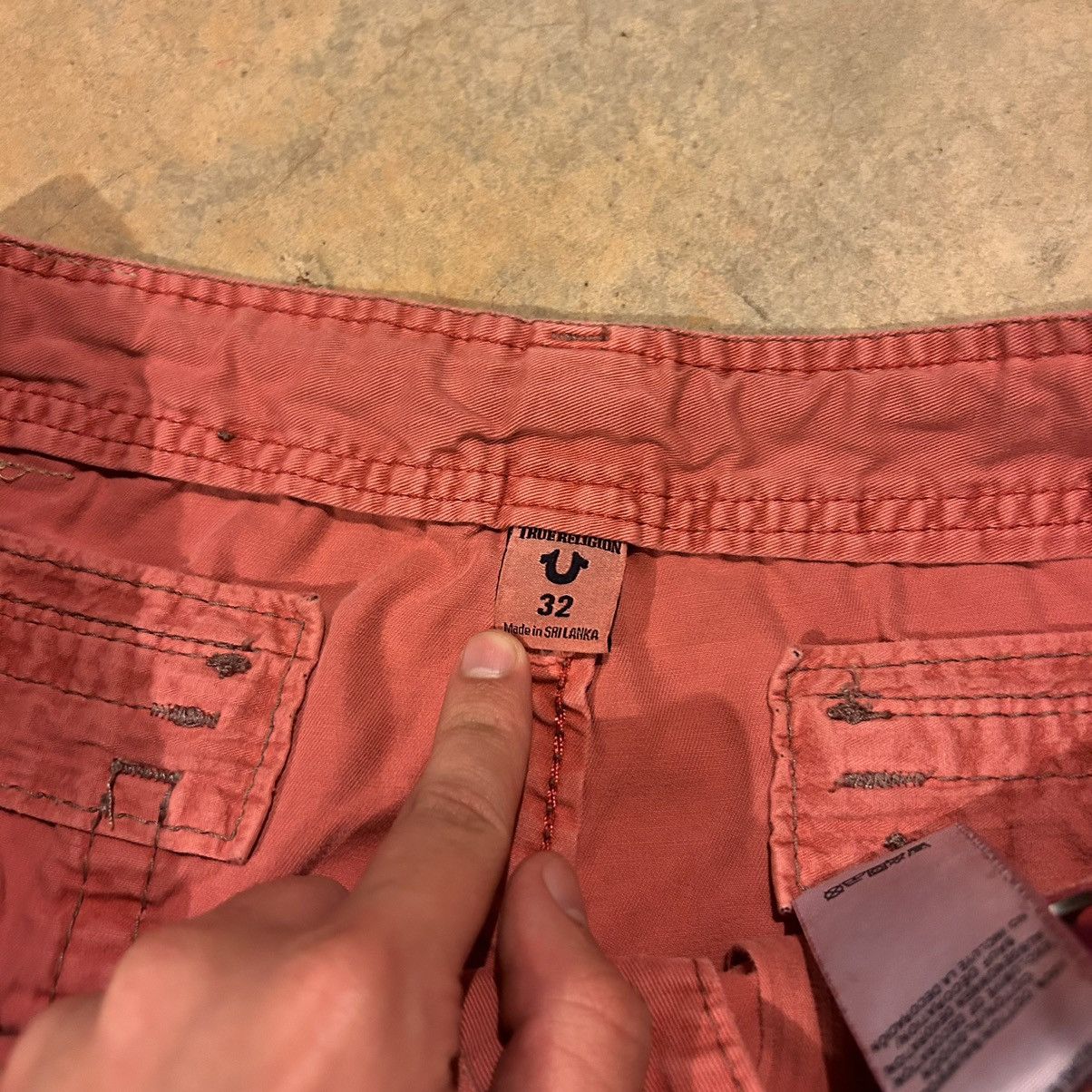 True Religion × Vintage Crazy Vintage Y2K True Religion Baggy Cargo Shorts Cyber Size US 34 / EU 50 - 5 Thumbnail