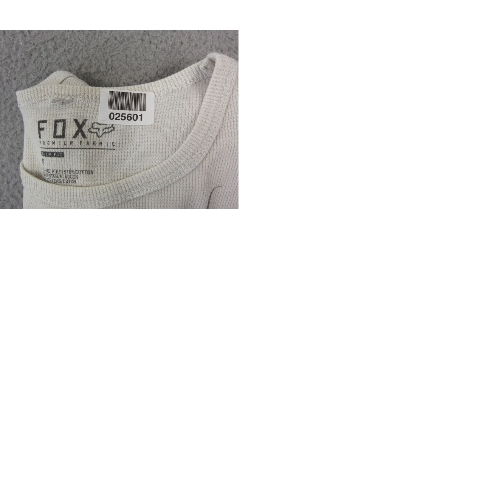Fox Racing Fox Racing Shirt Adult Medium Creme MX34 Extreme Slim Fit Thermal Waffle Mens Logo Long Sleeve Crew Neck Beige 90s Biker Sports Size US M / EU 48-50 / 2 - 9 Thumbnail
