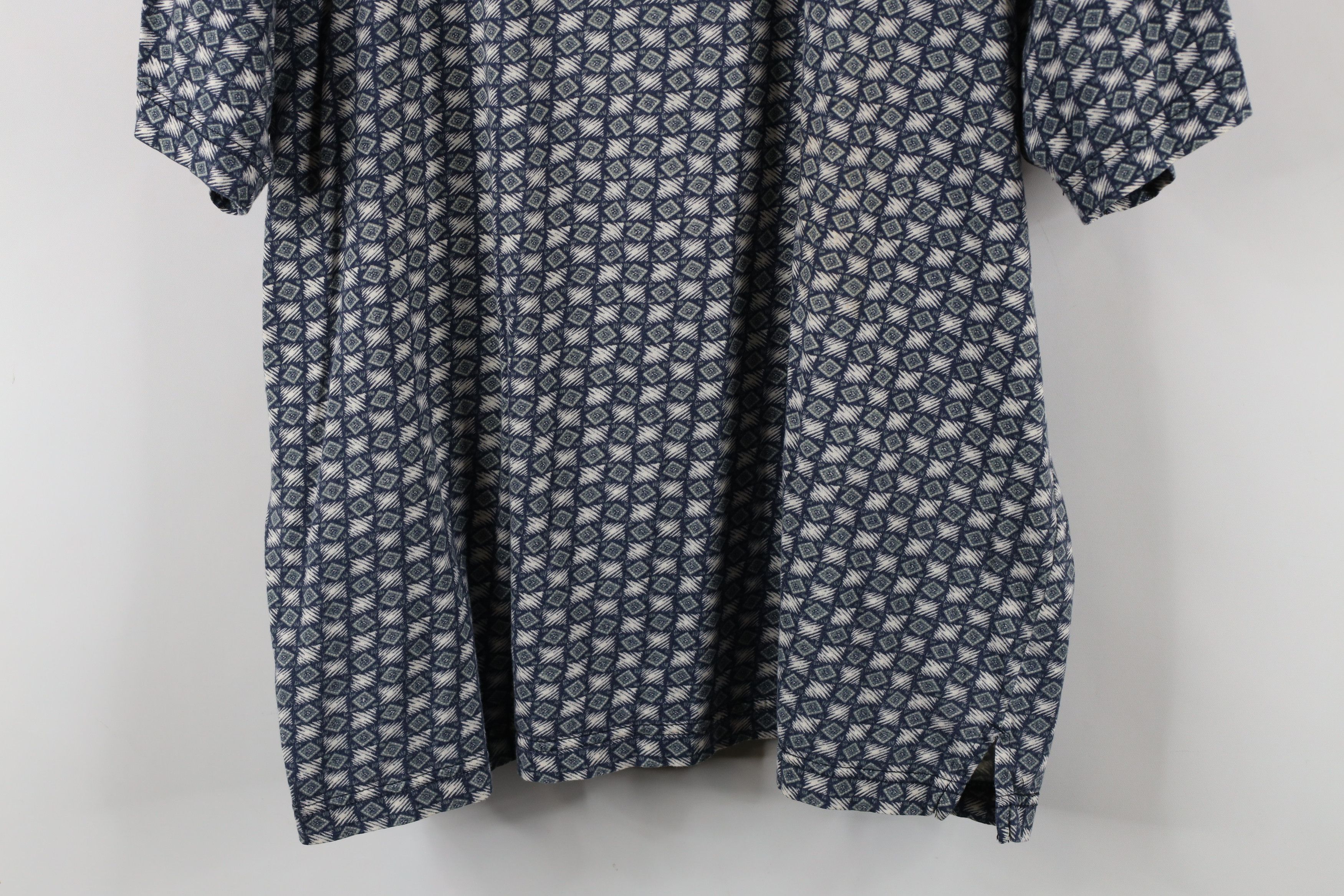 Vintage Vintage 90s Streetwear Geometric Collared Golf Polo Shirt Size US XL / EU 56 / 4 - 3 Thumbnail