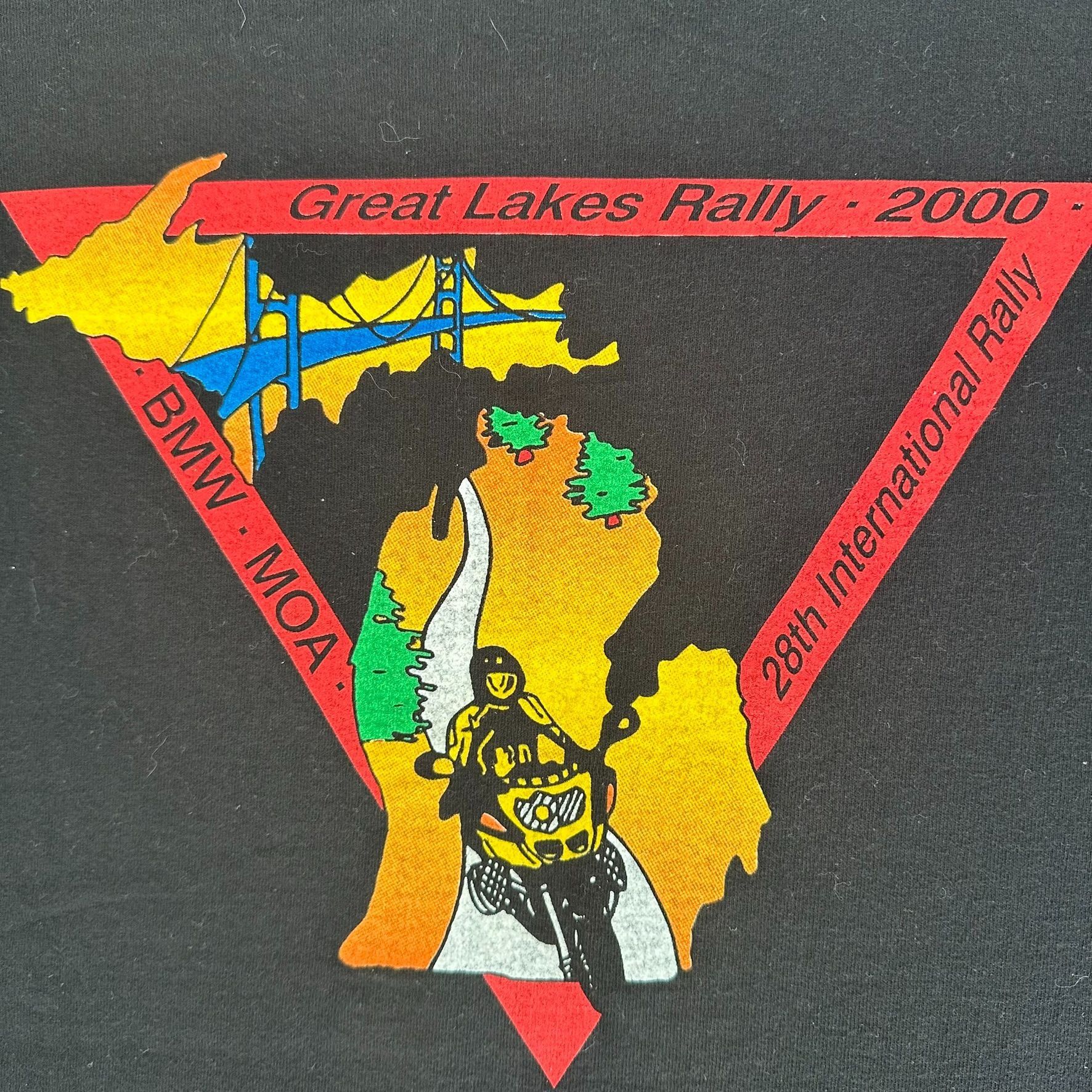 Fruit Of The Loom Vintage Y2K BMW Motorcycles T-Shirt Biker Rally Tee Size US XL / EU 56 / 4 - 7 Thumbnail