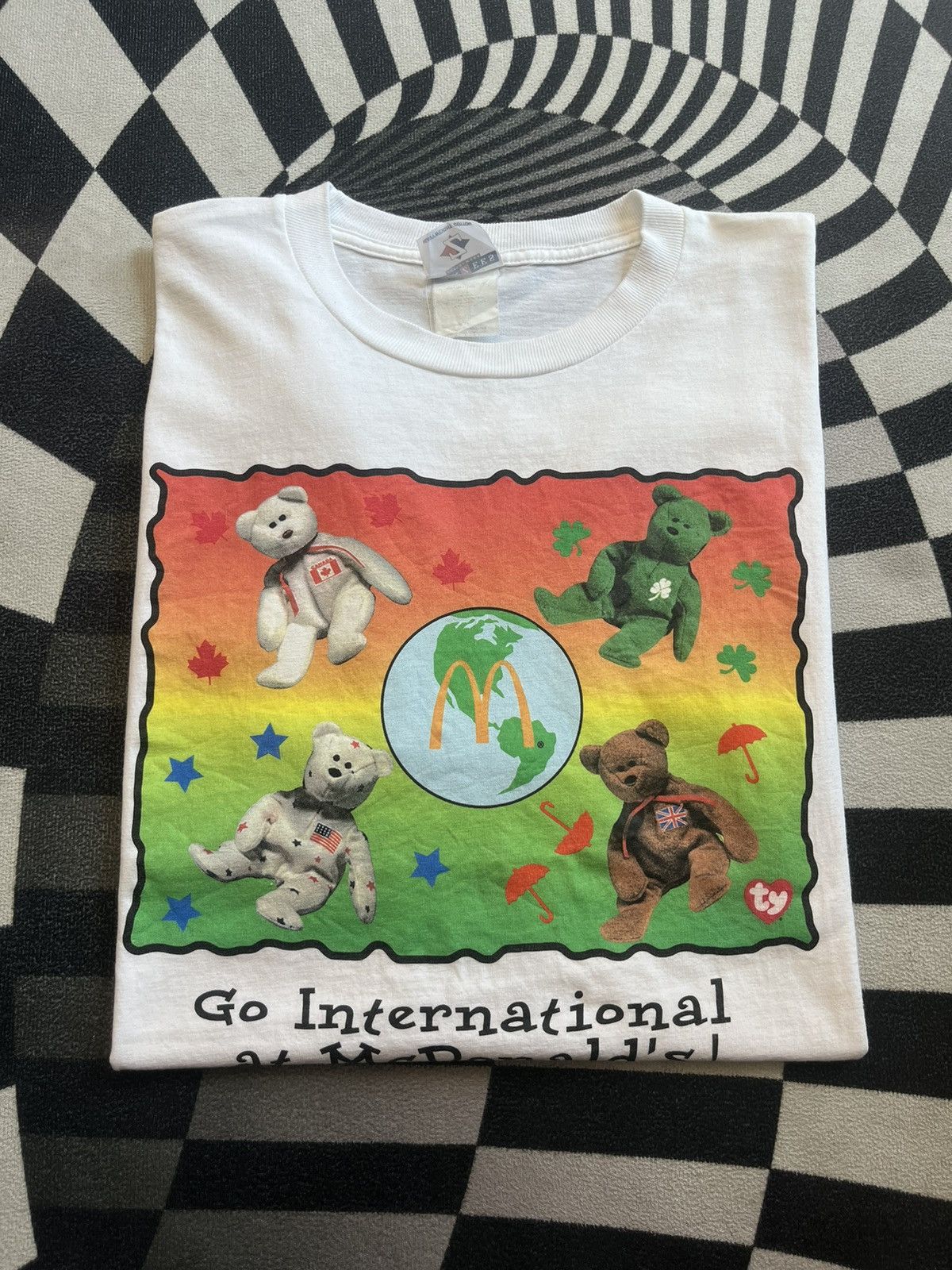 Arts & Science Vintage Mc Donald’s Bear’s Go International 90’s Tshirt Size US XL / EU 56 / 4 - 1 Thumbnail