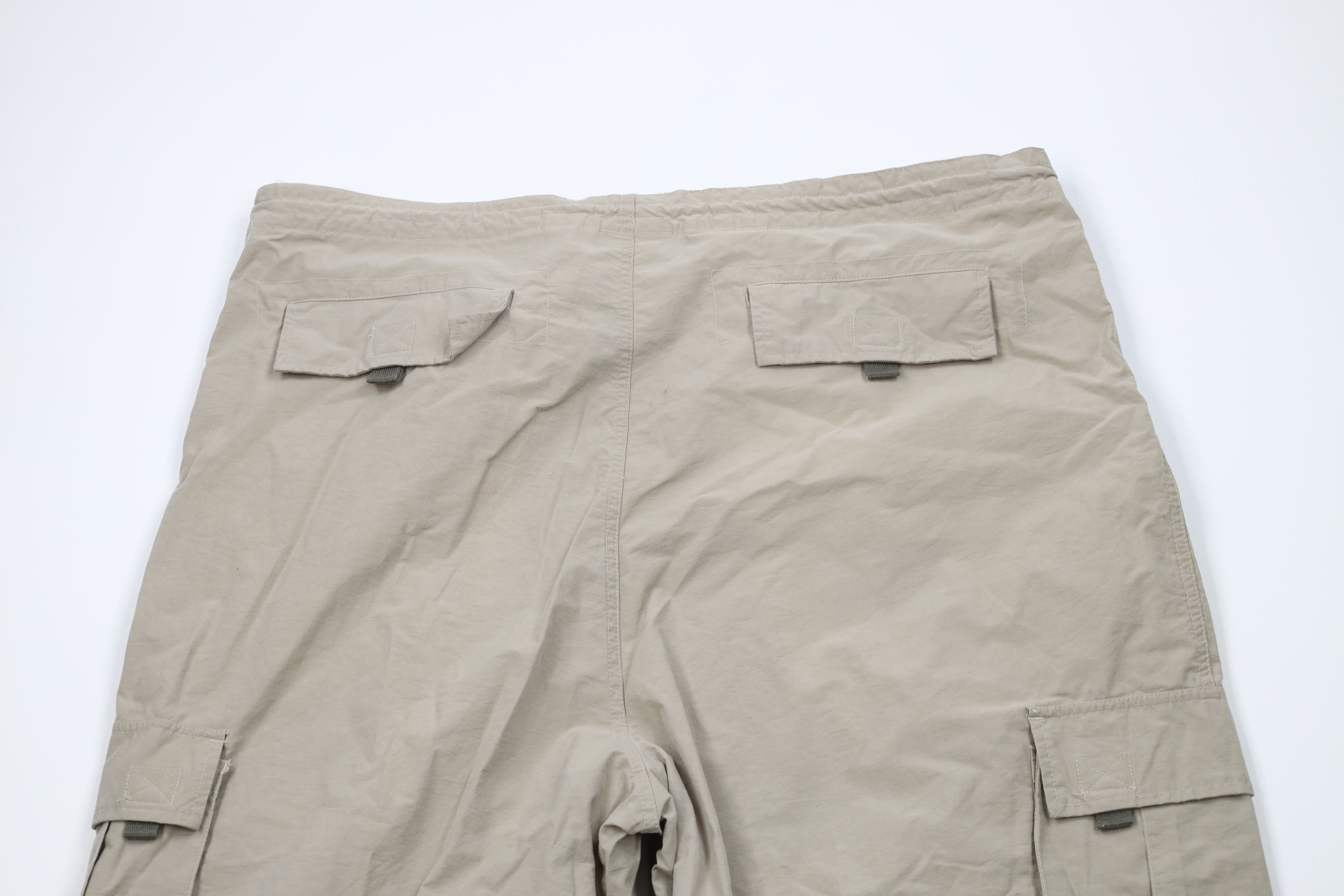 Vintage Vintage 90s Streetwear Wide Leg Cargo Pants Shorts Beige Size US 38 / EU 54 - 10 Thumbnail